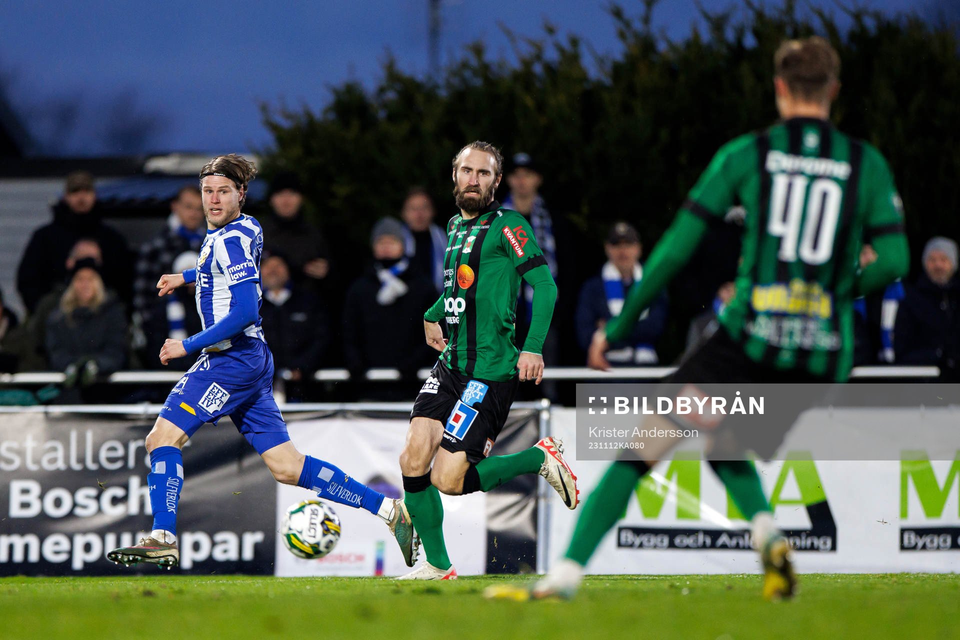 IFK Göteborgs Gustaf Norlin och Varbergs Oskar Sverrisson