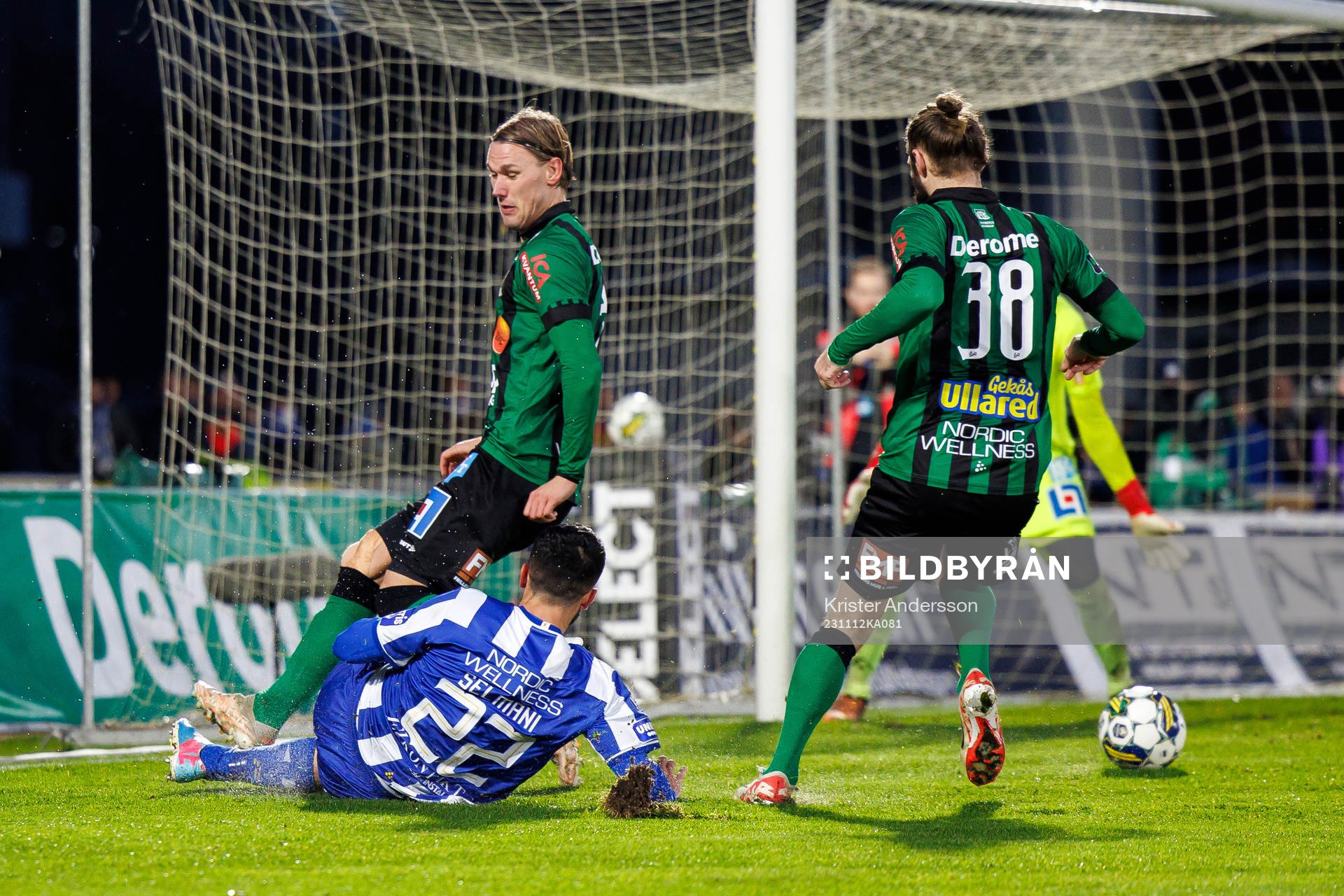 IFK Göteborgs Astrit Selmani och Varbergs Hampus Zackrisson