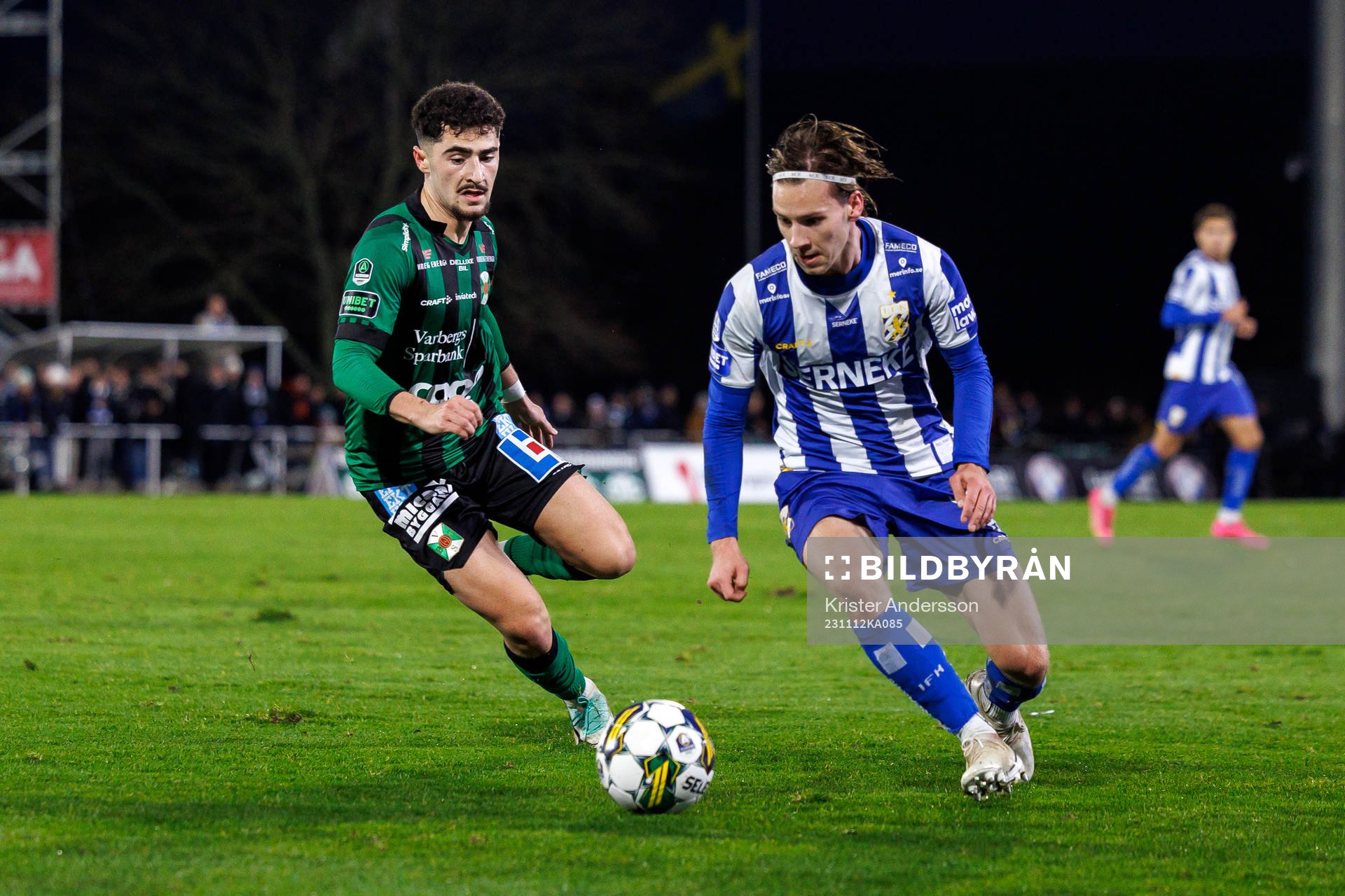 Varbergs Ismet Lushaku och IFK Göteborgs Lucas Kåhed