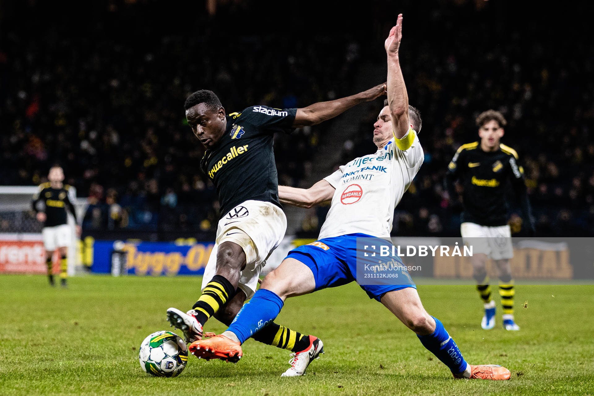 s Erick Otieno och Värnamos Oscar Johansson