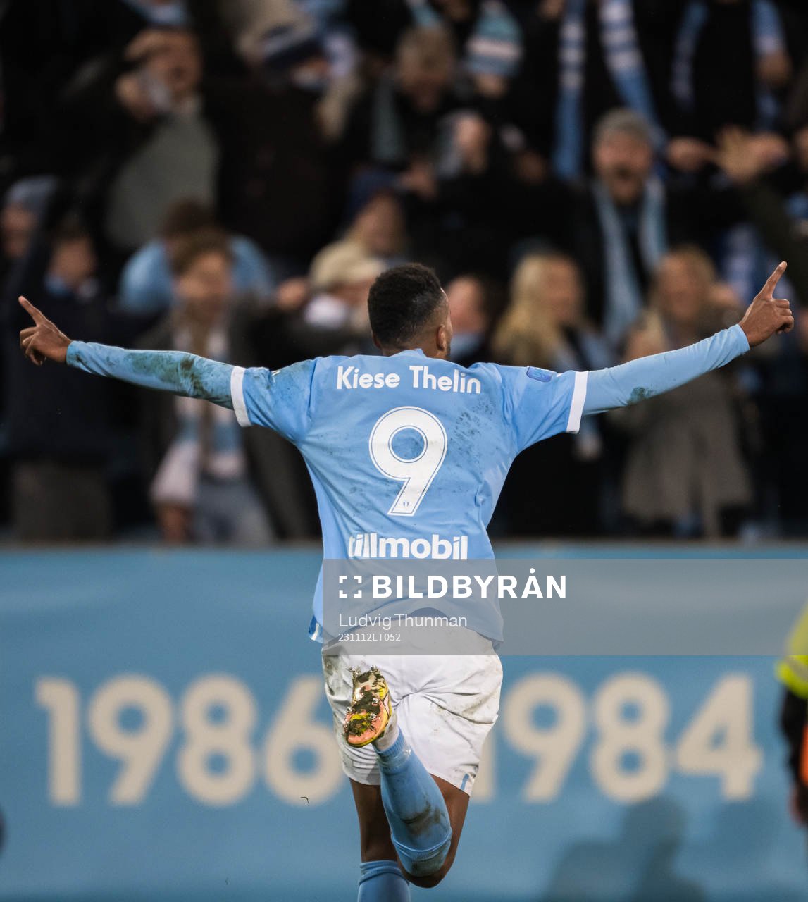 Malmö FFs Isaac Kiese Thelin jublar