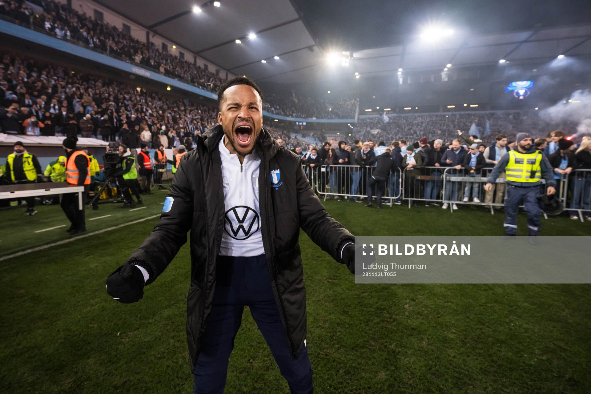 Malmö FFs Martin Olsson jublar