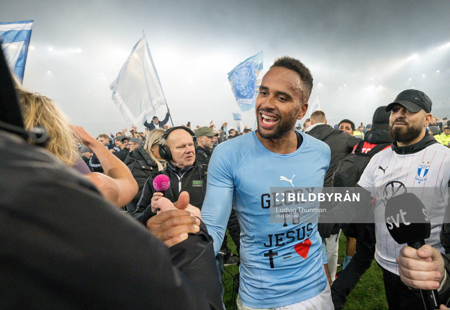 Malmö FFs Isaac Kiese Thelin jublar