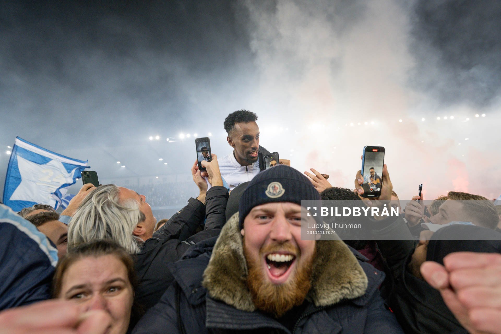 Malmö FFs Taha Ali jublar