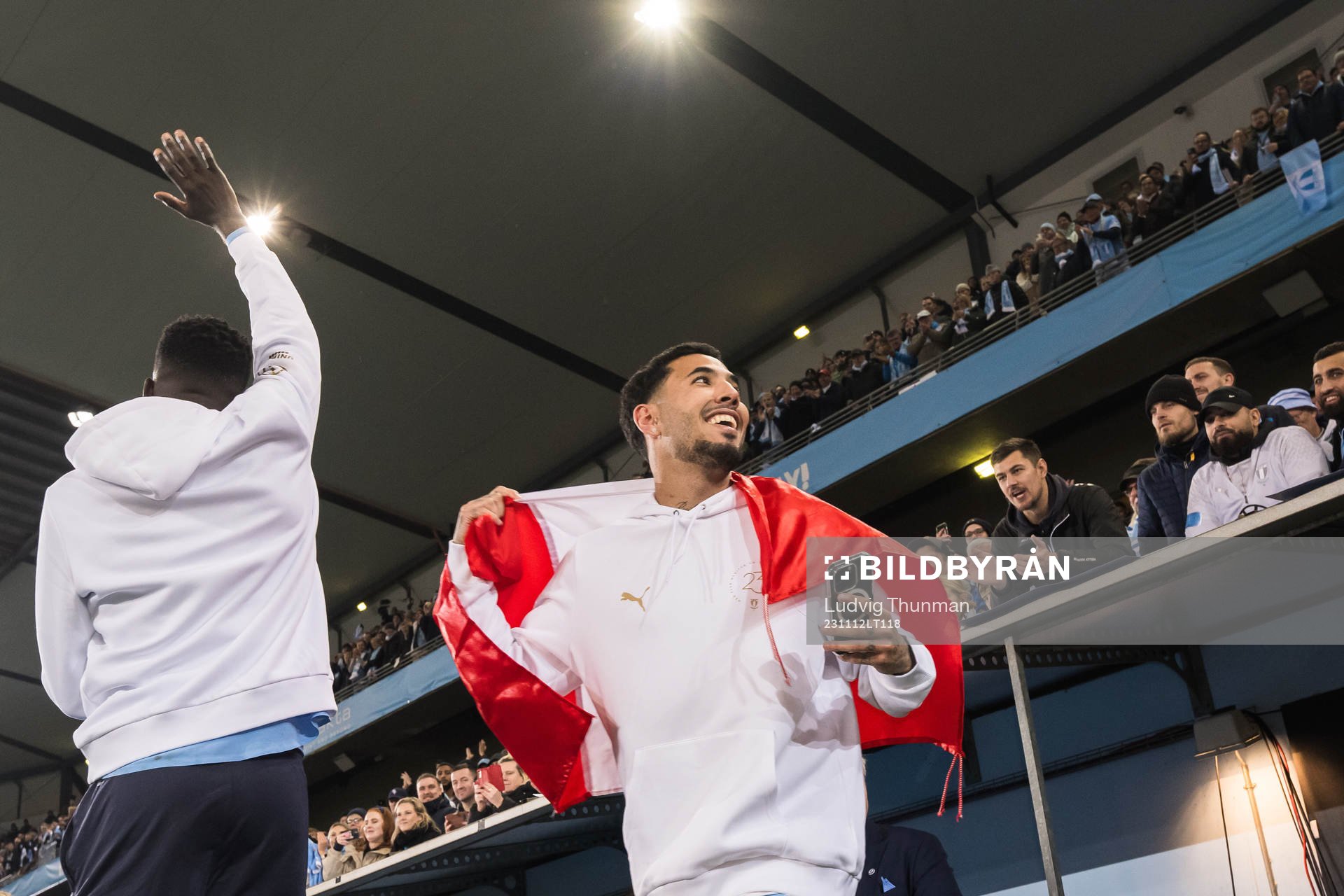 Malmö FFs Sergio Pena jublar