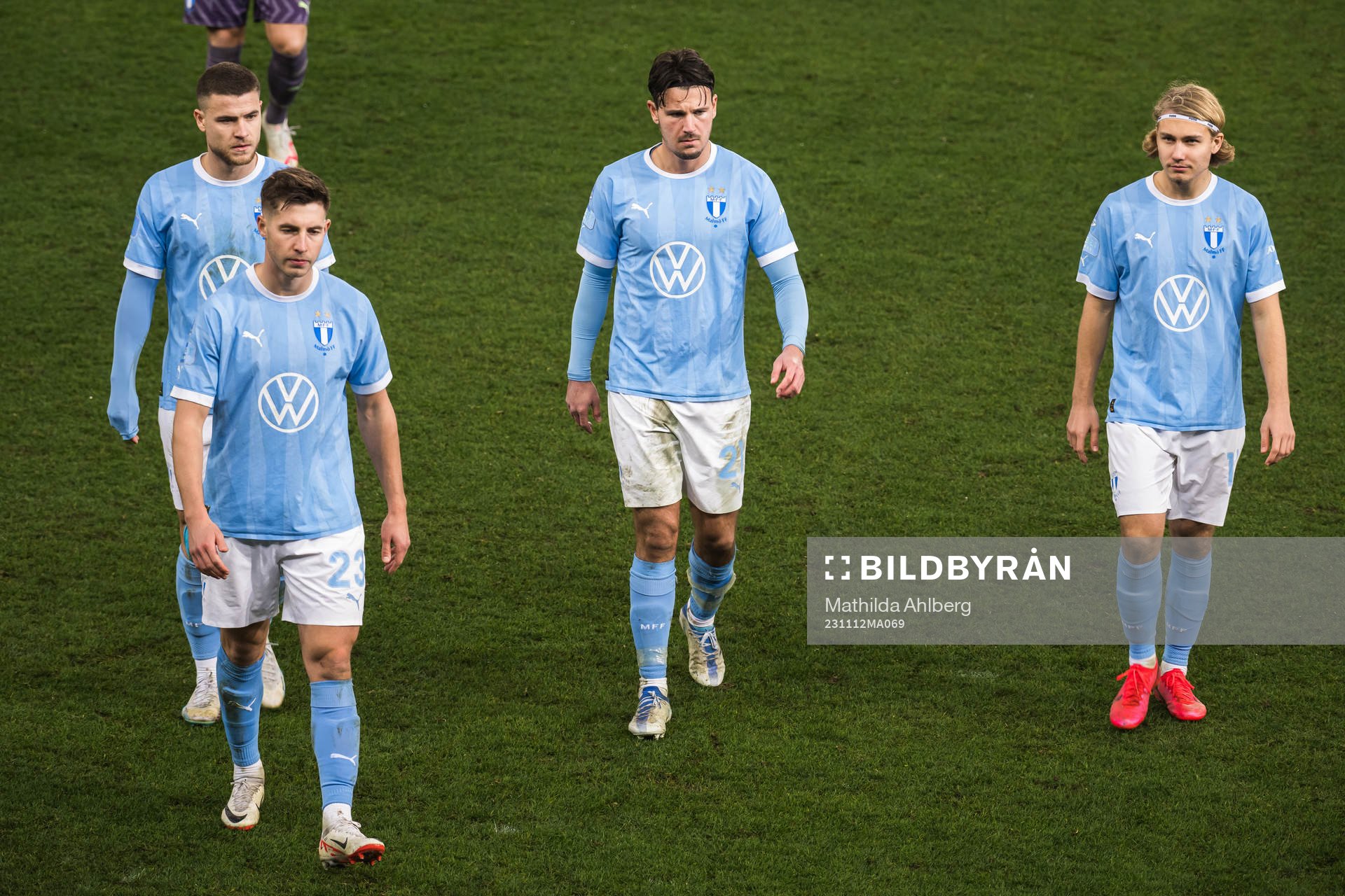 Malmö FFs Lasse Berg Johnsen, Derek Cornelius, Stefano