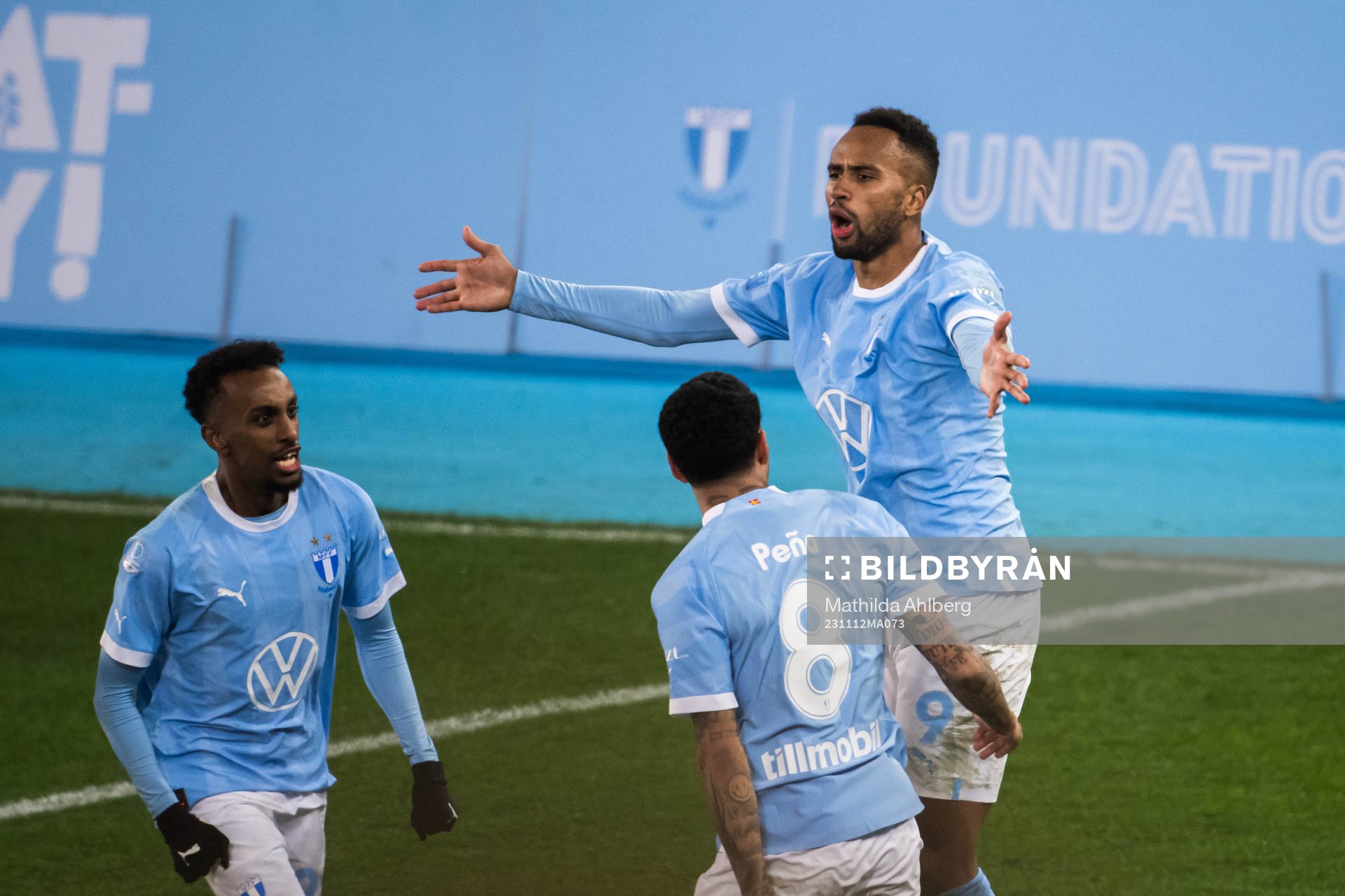 Malmö FFs Isaac Kiese Thelin jublar