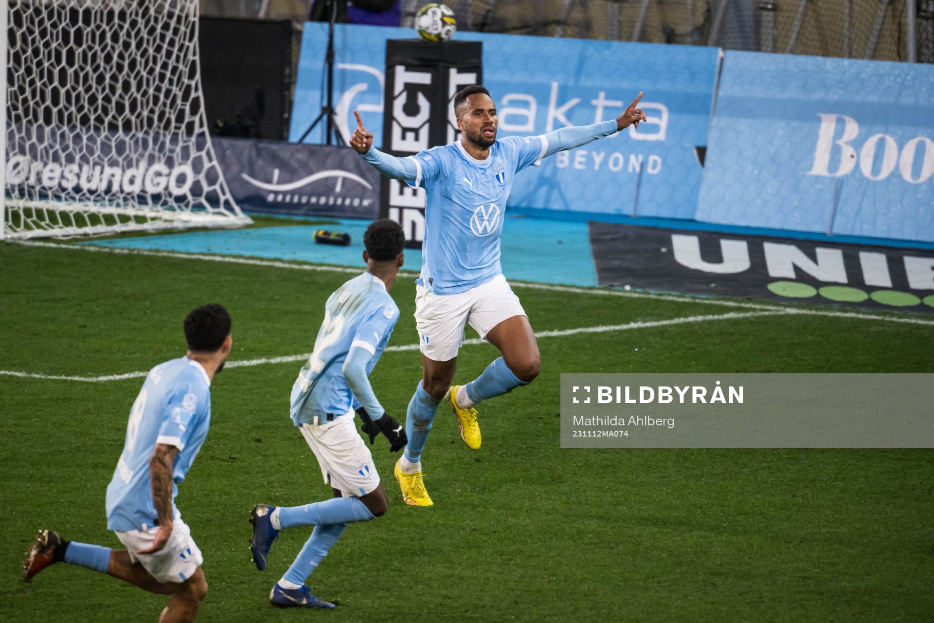 Malmö FFs Isaac Kiese Thelin jublar