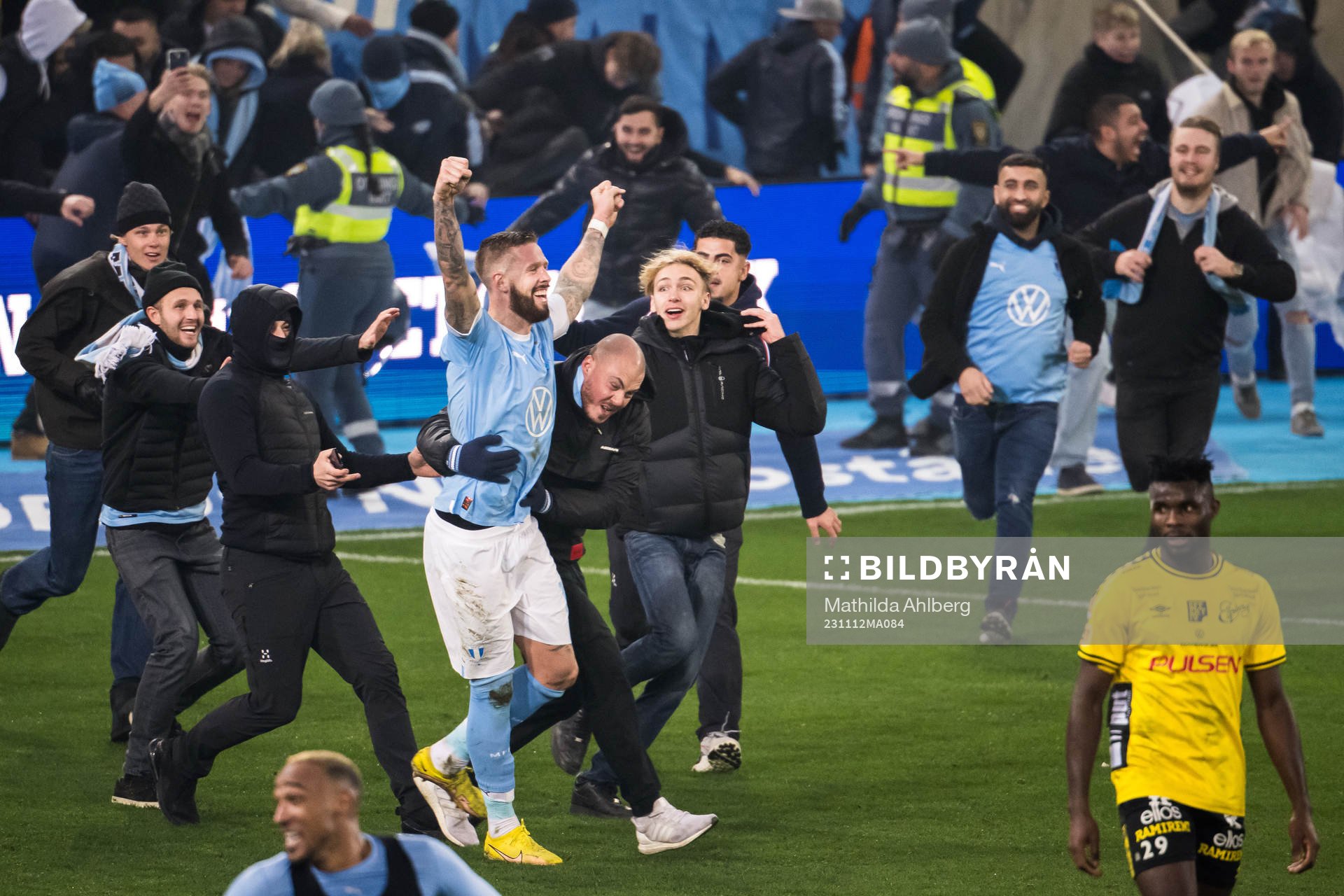 Malmö FFs Pontus Jansson jublar