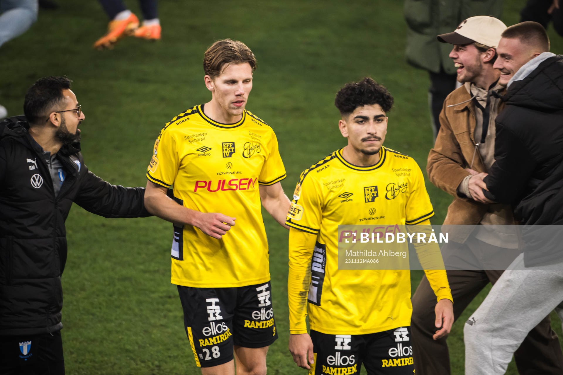 Elfsborgs Camil Jebara och Ahmed Qasem deppar