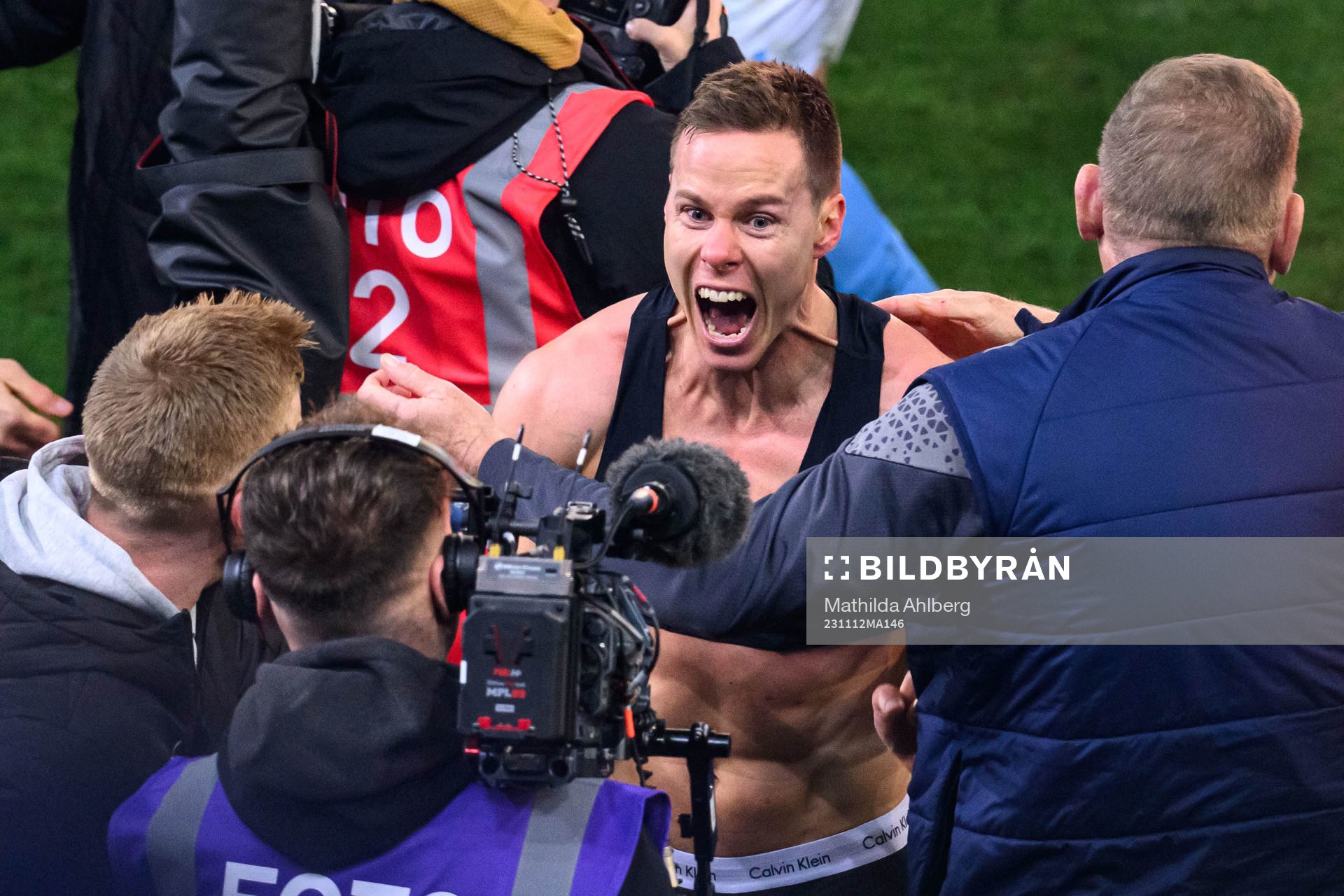 Malmö FFs Niklas Moisander jublar