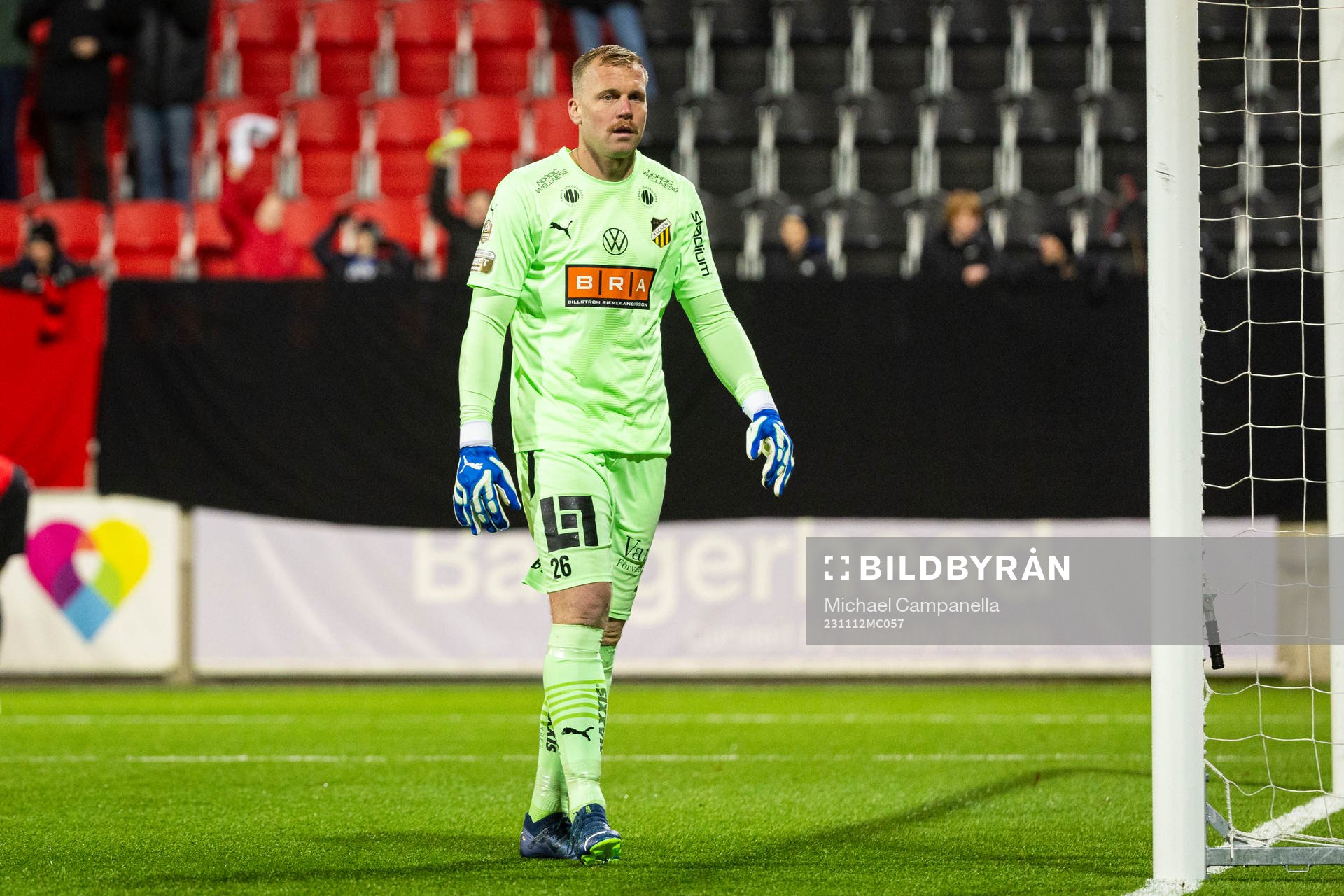 Häckens målvakt Peter Abrahamsson
