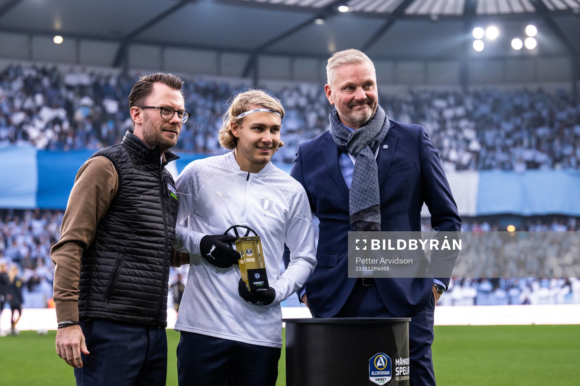 Malmö FFs Sebastian Nanasi tilldelas priset ”månadsens