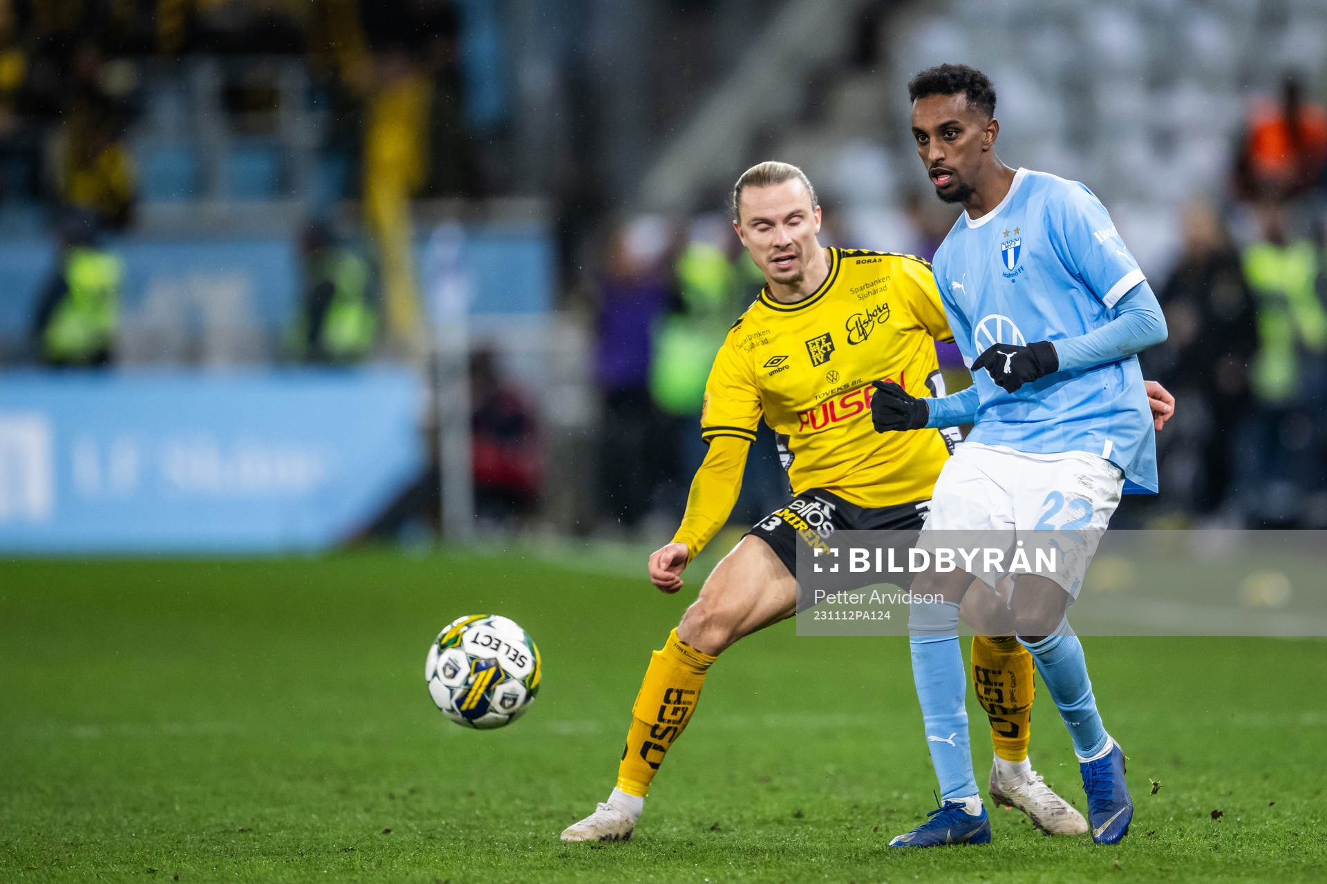 Elfsborgs Niklas Hult och Malmö FFs Taha Ali