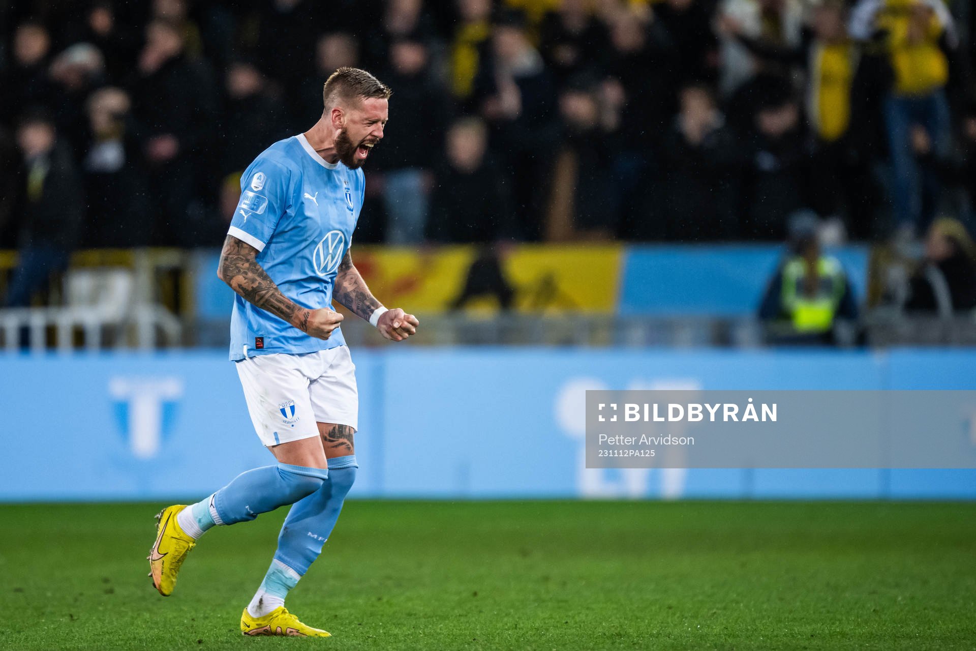 Malmö FFs Pontus Jansson jublar