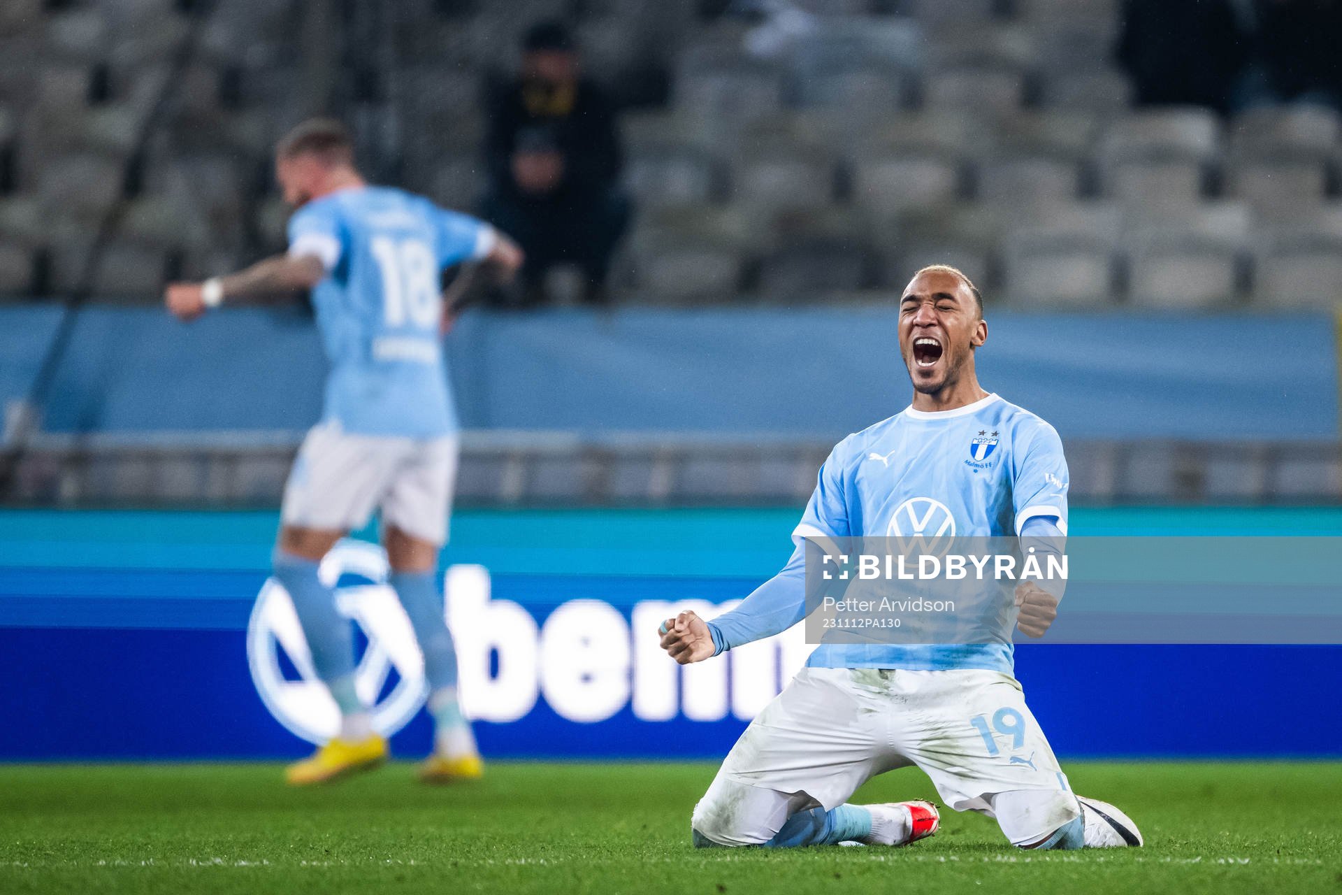 Malmö FFs Derek Cornelius jublar