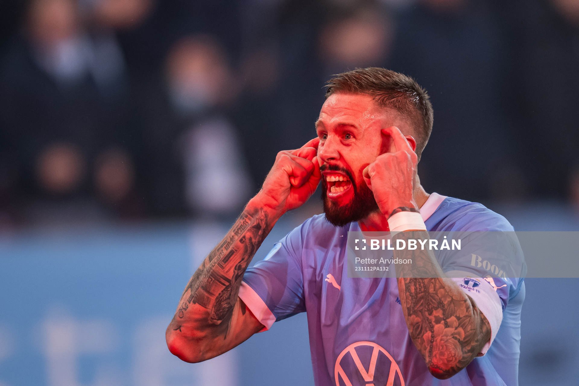 Malmö FFs Pontus Jansson jublar
