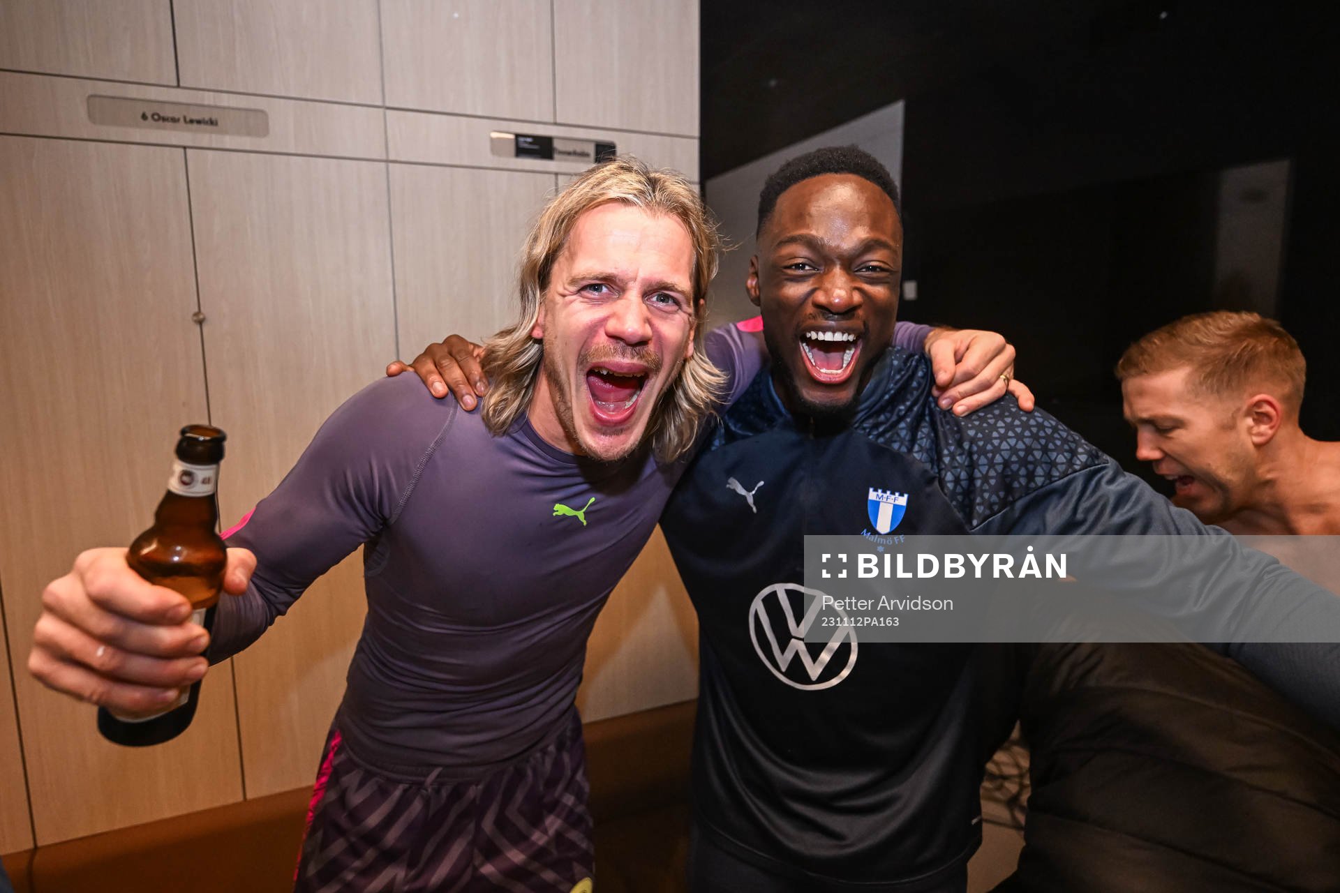 Malmö FFs målvakt Johan Dahlin och målvakt Ismael