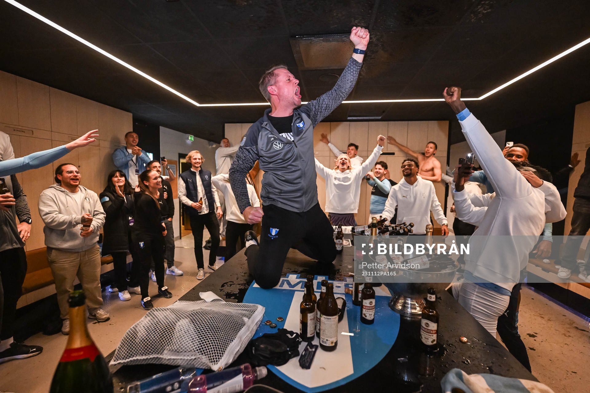 Malmö FF jublar över SM-guldet