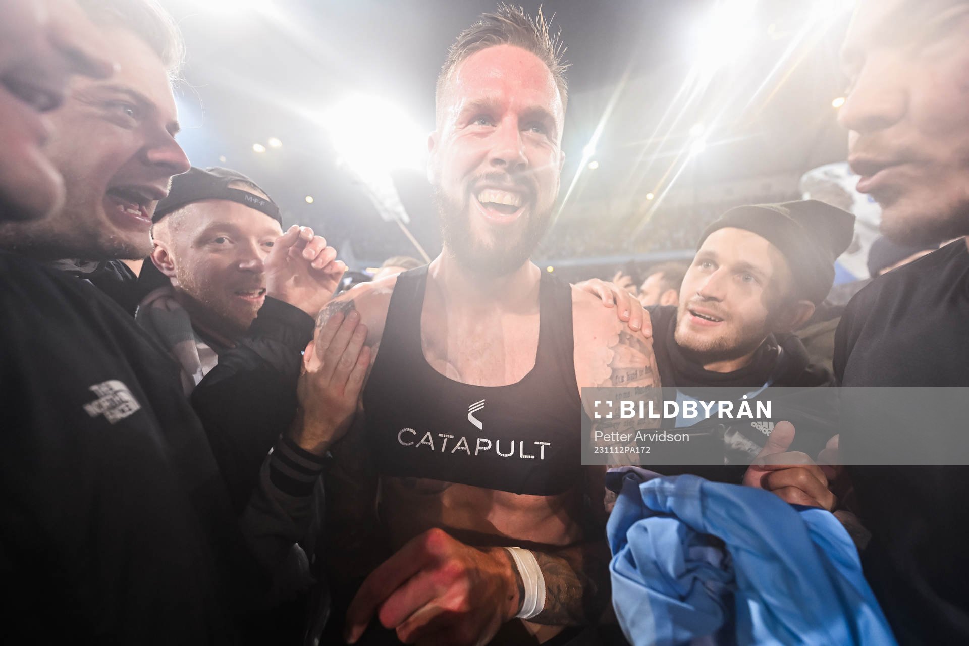 Malmö FFs Pontus Jansson jublar över SM-guldet