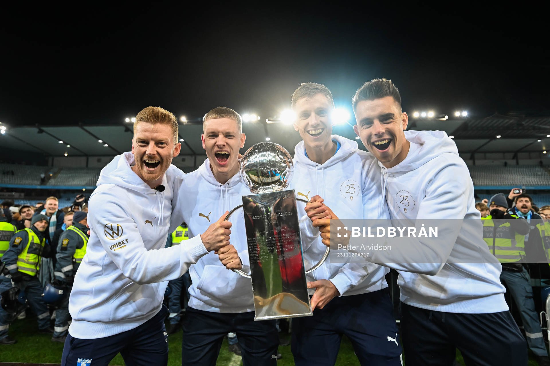 Malmö FFs Anders Christiansen, Søren Rieks och Jonas