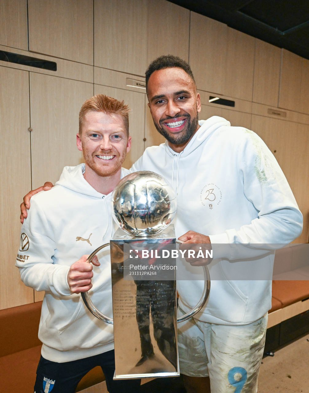 Malmö FFs Anders Christiansen och Isaac Kiese Thelin