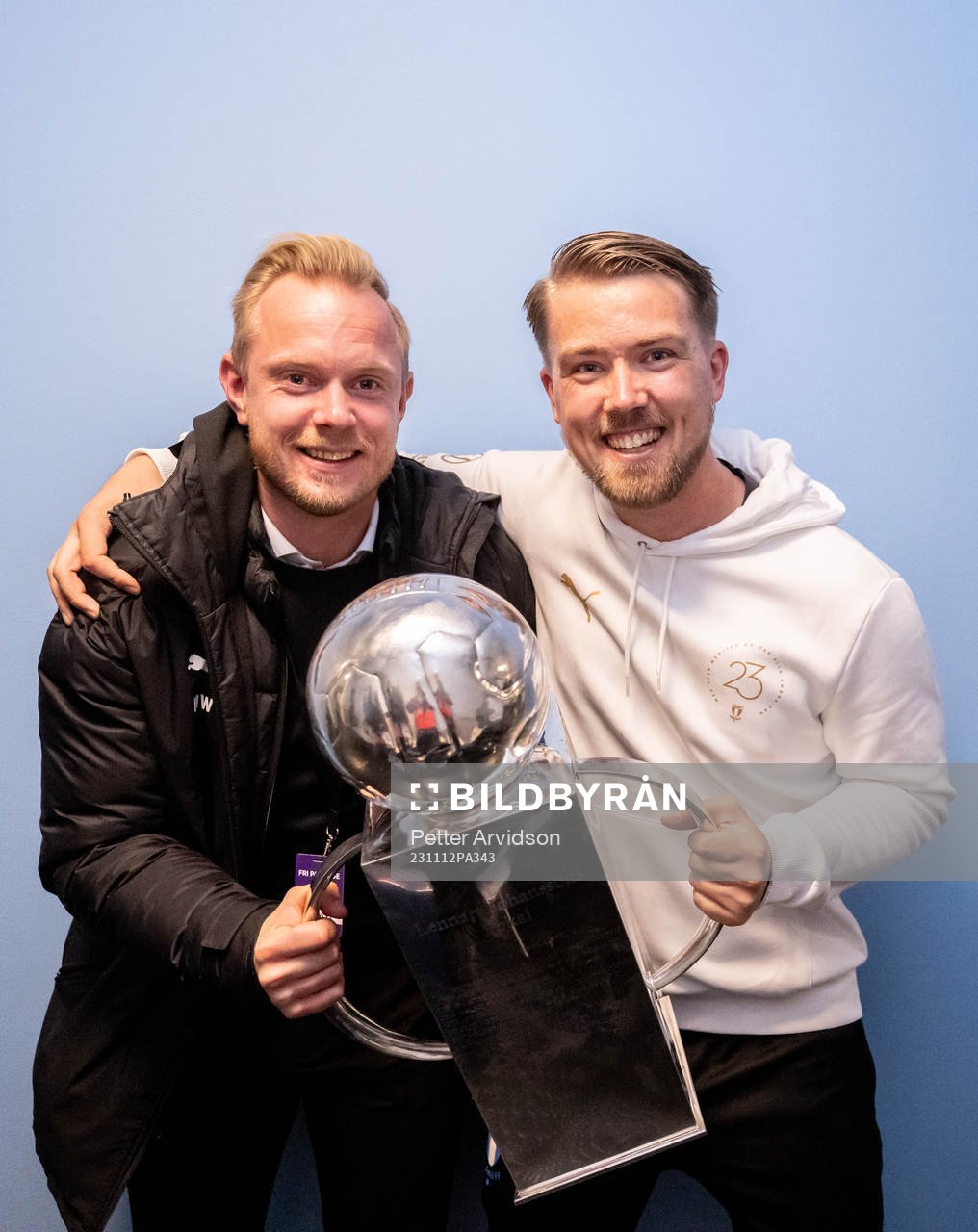 Malmö FFs Max Westerberg och assisterande tränare Theodor