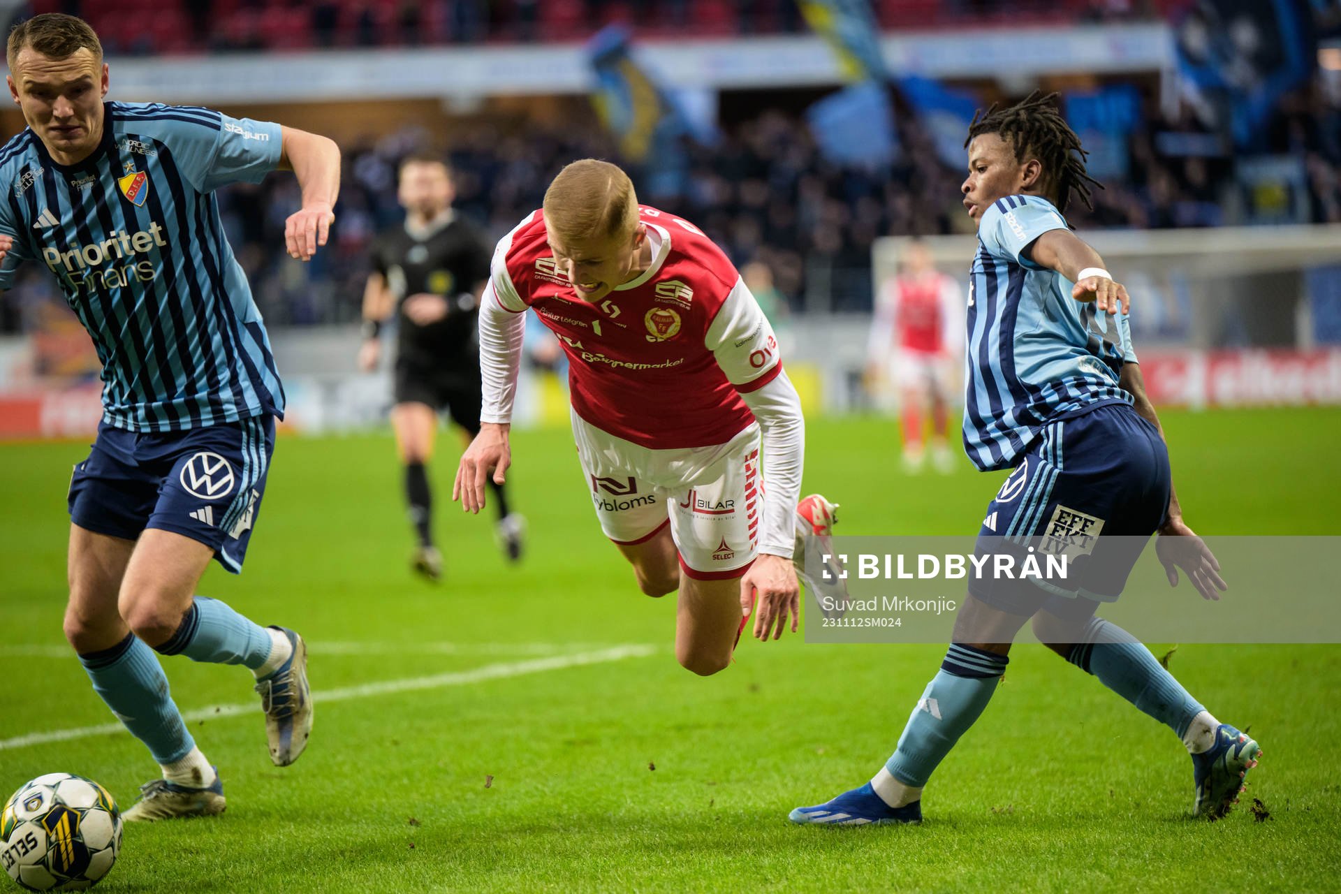 Djurgårdens Piotr Johansson och Kalmars David Kristjan