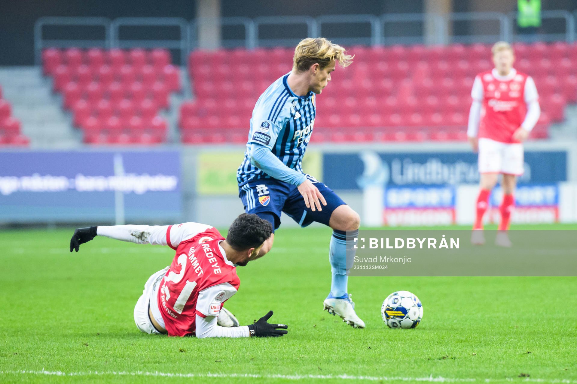Kalmars Deniz Hummet och Djurgårdens Hampus Finndell