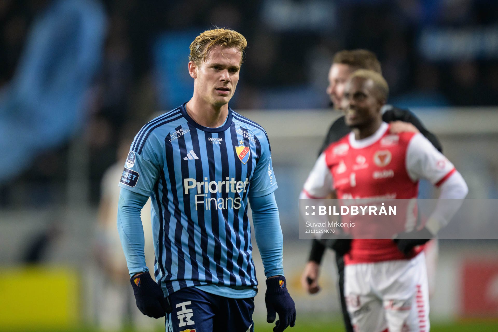 Djurgårdens Hampus Finndell deppar