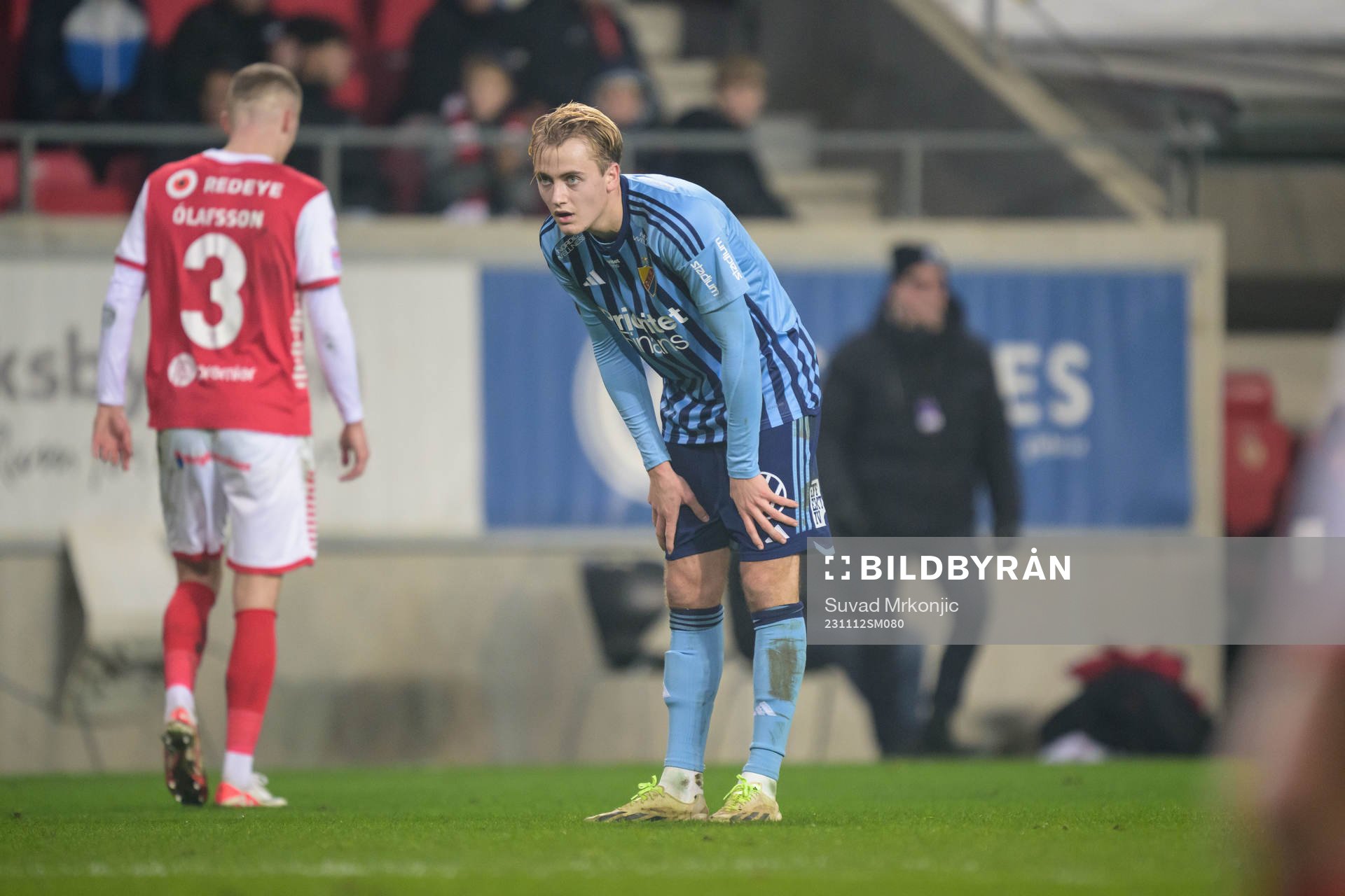 Djurgårdens Oskar Fallenius deppar
