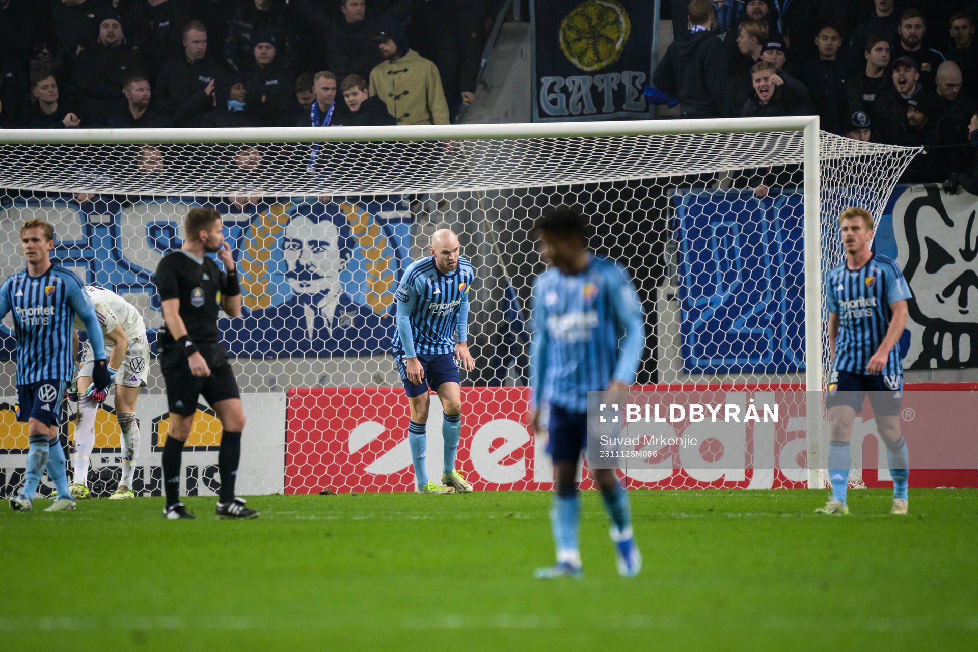 Djurgårdens spelare deppar