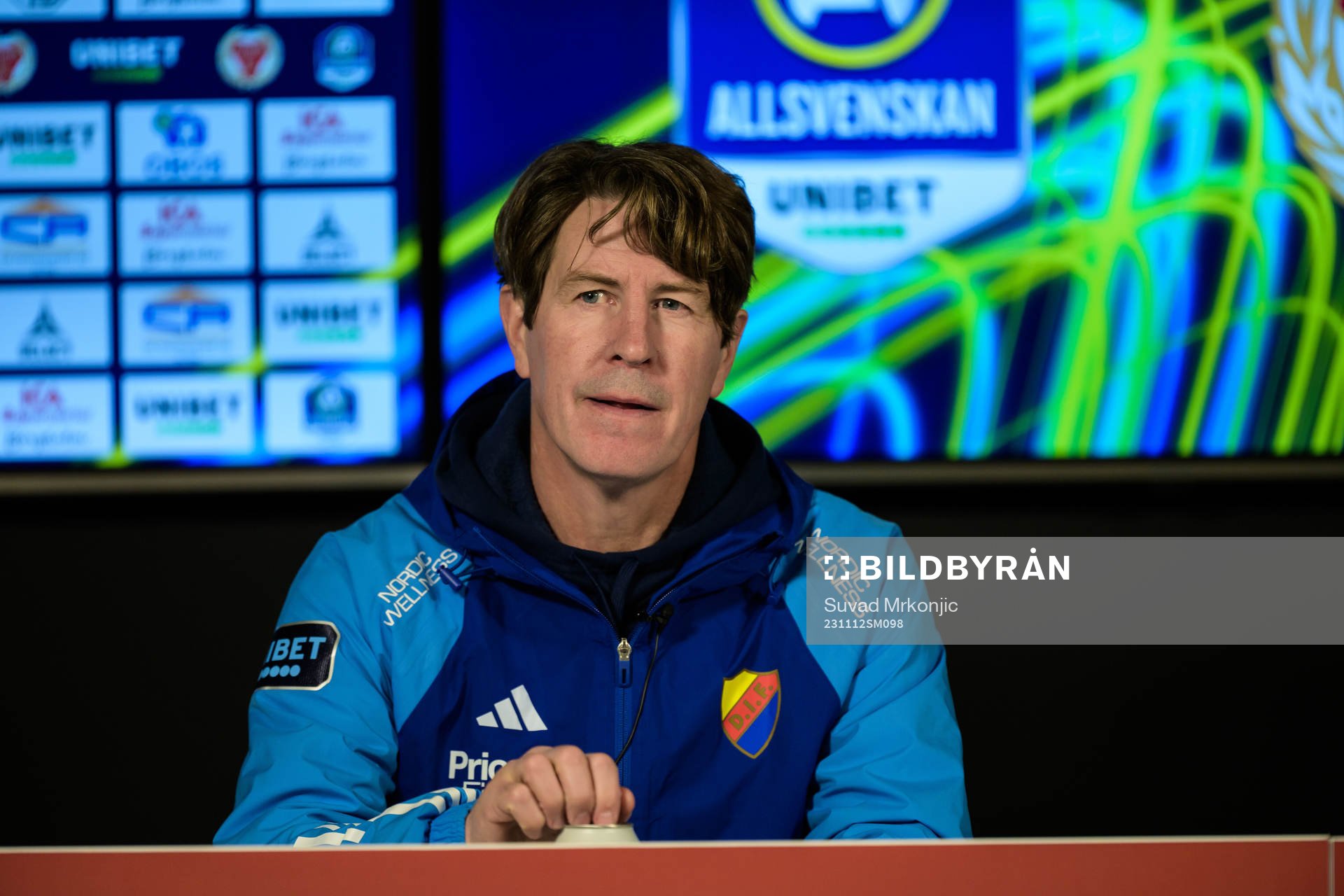 Djurgårdens tränare Thomas Lagerlöf