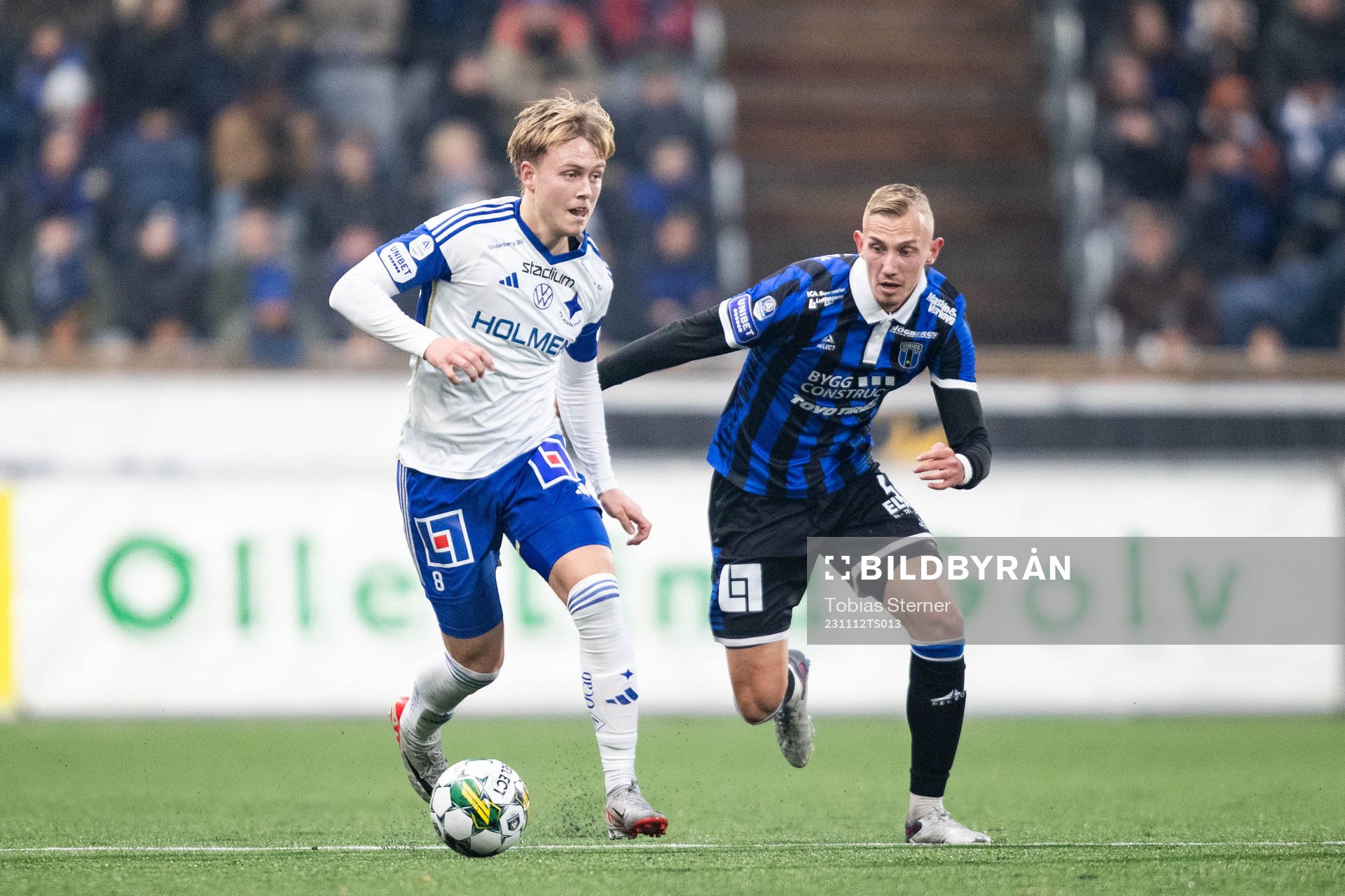 IFK Norrköpings Isak Andri Sigurgeirsson och Sirius Jakob