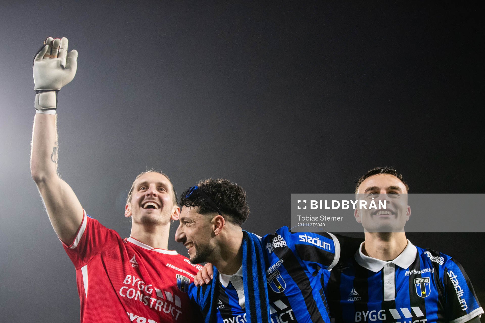 Sirius målvakt David Mitov Nilsson, Wessam Abou Ali och