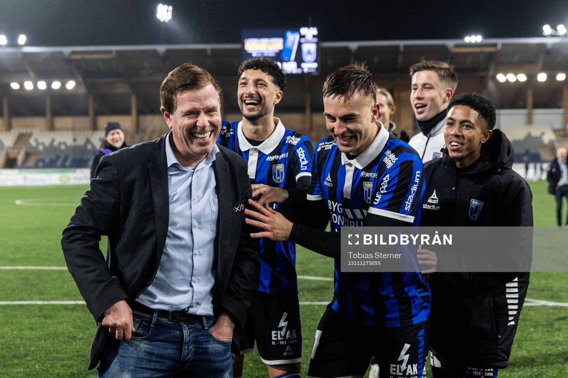 Sirius tränare Christer Mattiasson, Wessam Abou Ali,