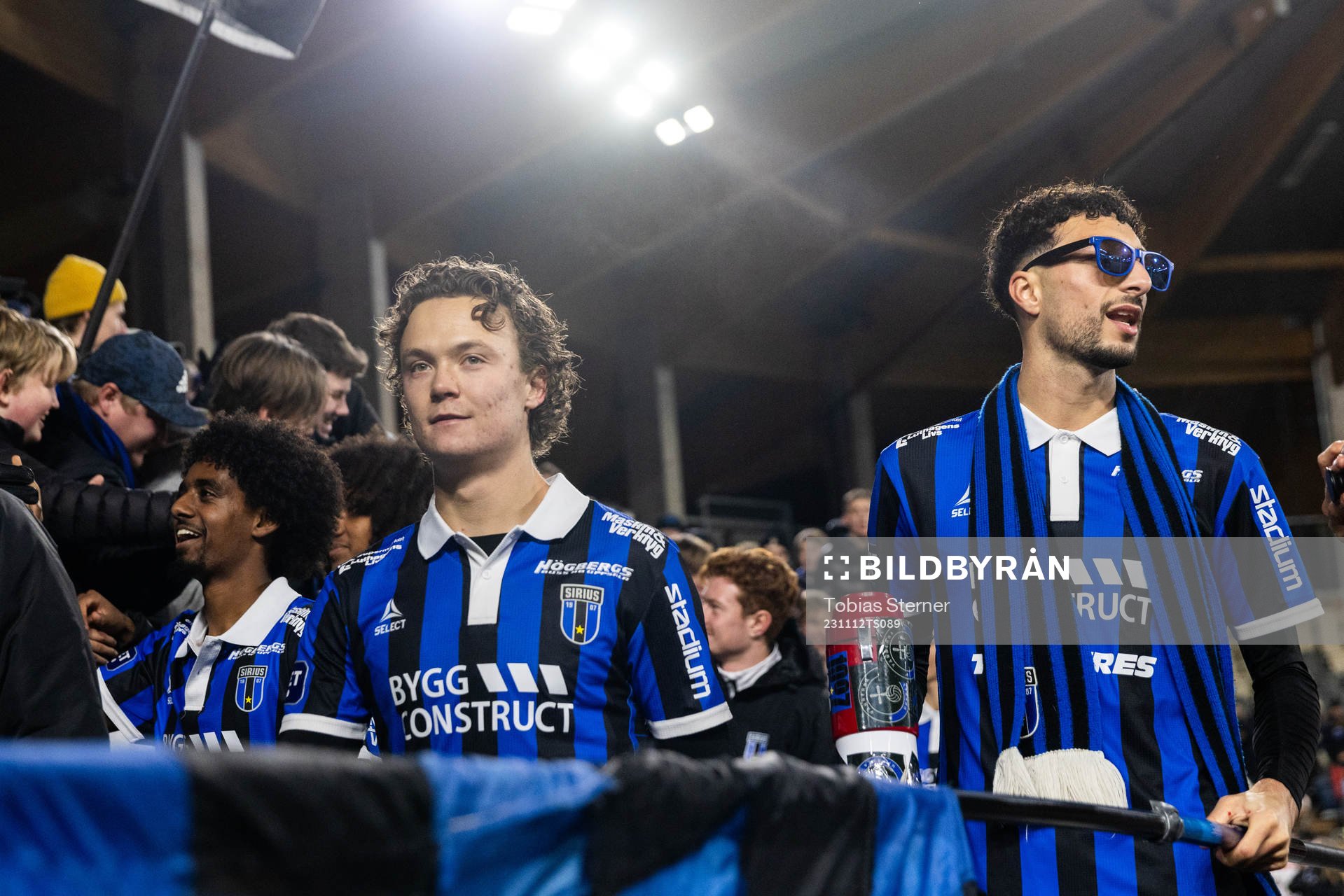 Sirius Herman Sjögrell och Wessam Abou Ali jublar