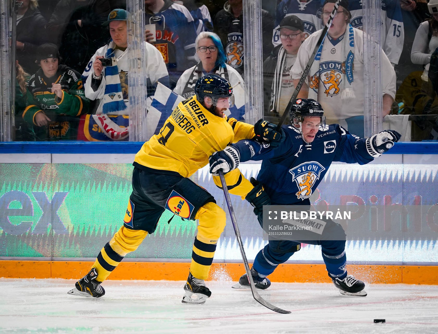 Petter Granberg of Sweden and Juha Jääskä of Finland