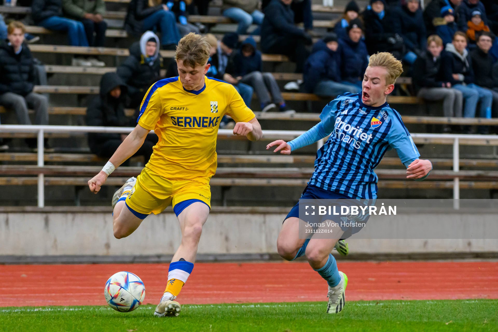 IFK Göteborgs Rasmus Nåfors Dahlin och Djurgårdens Carl