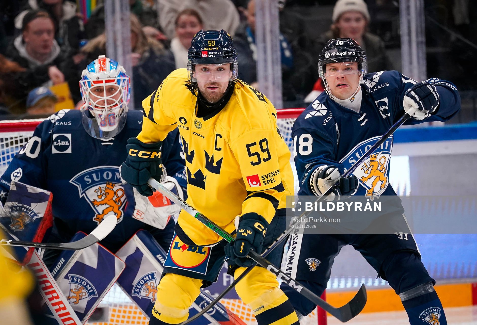 Linus Johansson of Sweden and Vili Saarijärvi of Finland