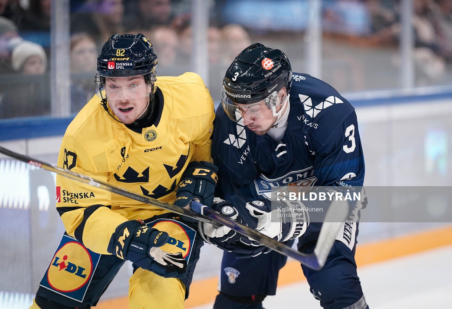 Jesper Fröden of Sweden and Niklas Friman of Finland