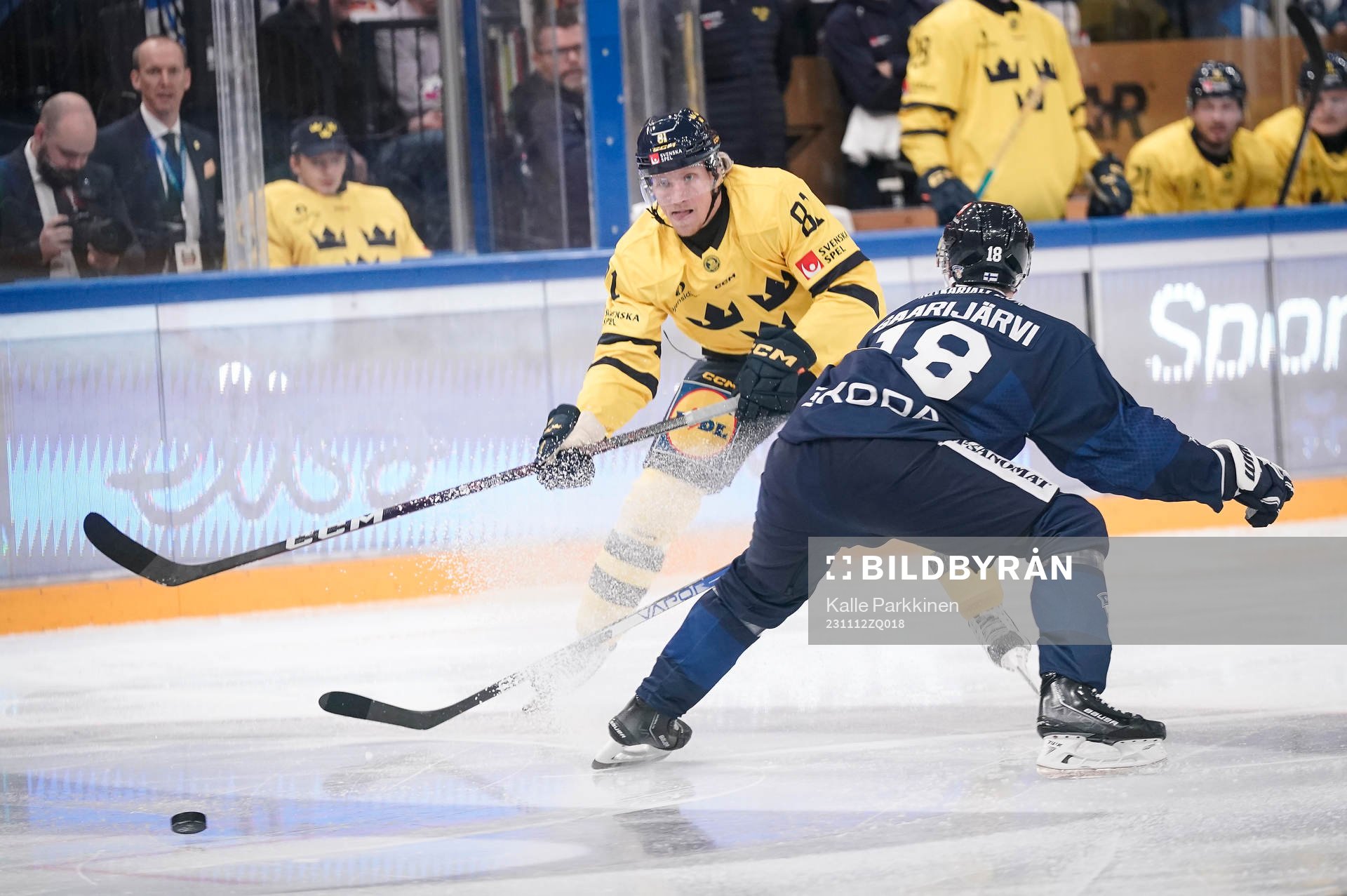 Marcus Sylvegård of Sweden and Vili Saarijärvi of Finland