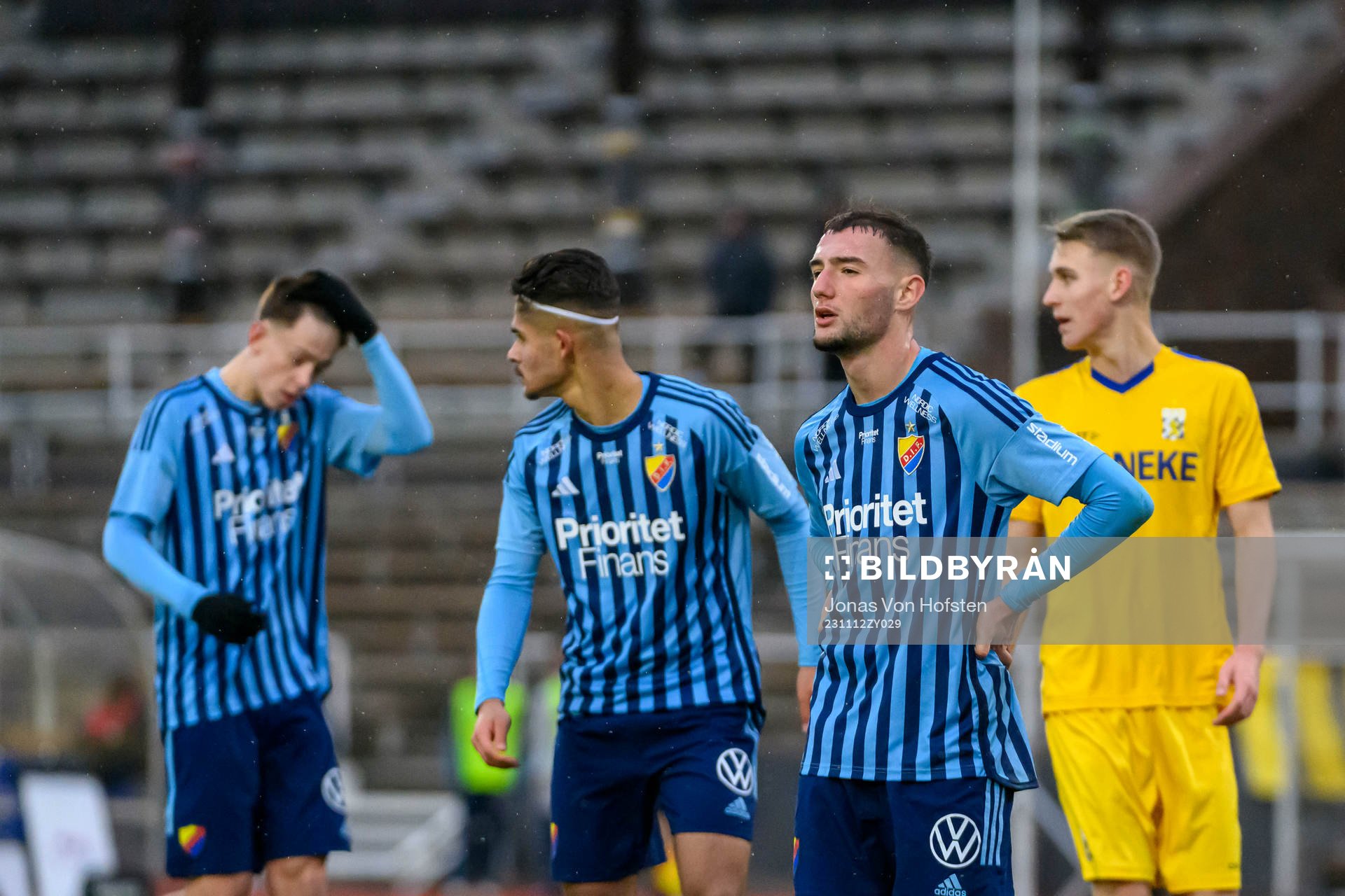 Djurgårdens Armando Prenga deppar