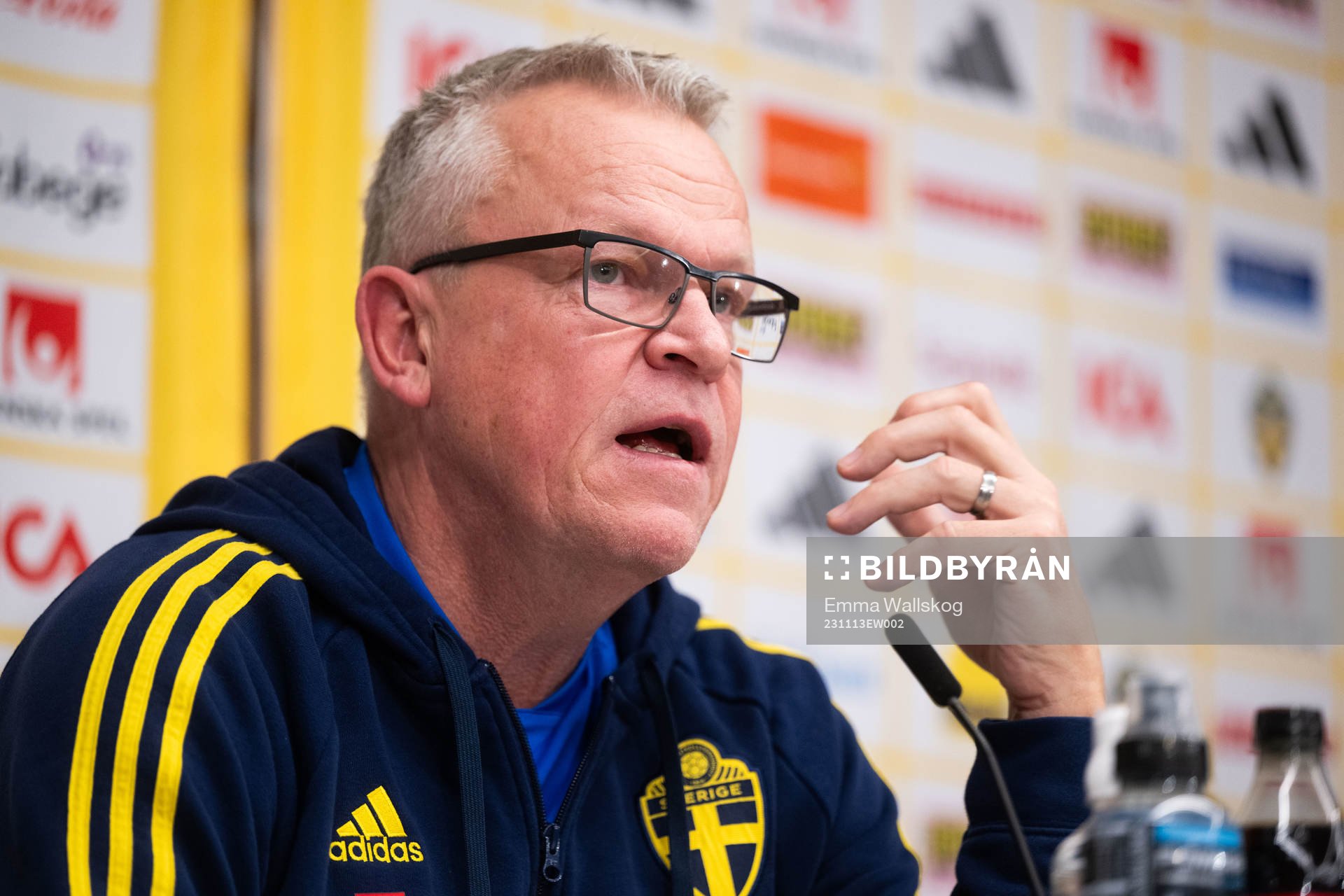 Janne Andersson, head coach of the Swedish national