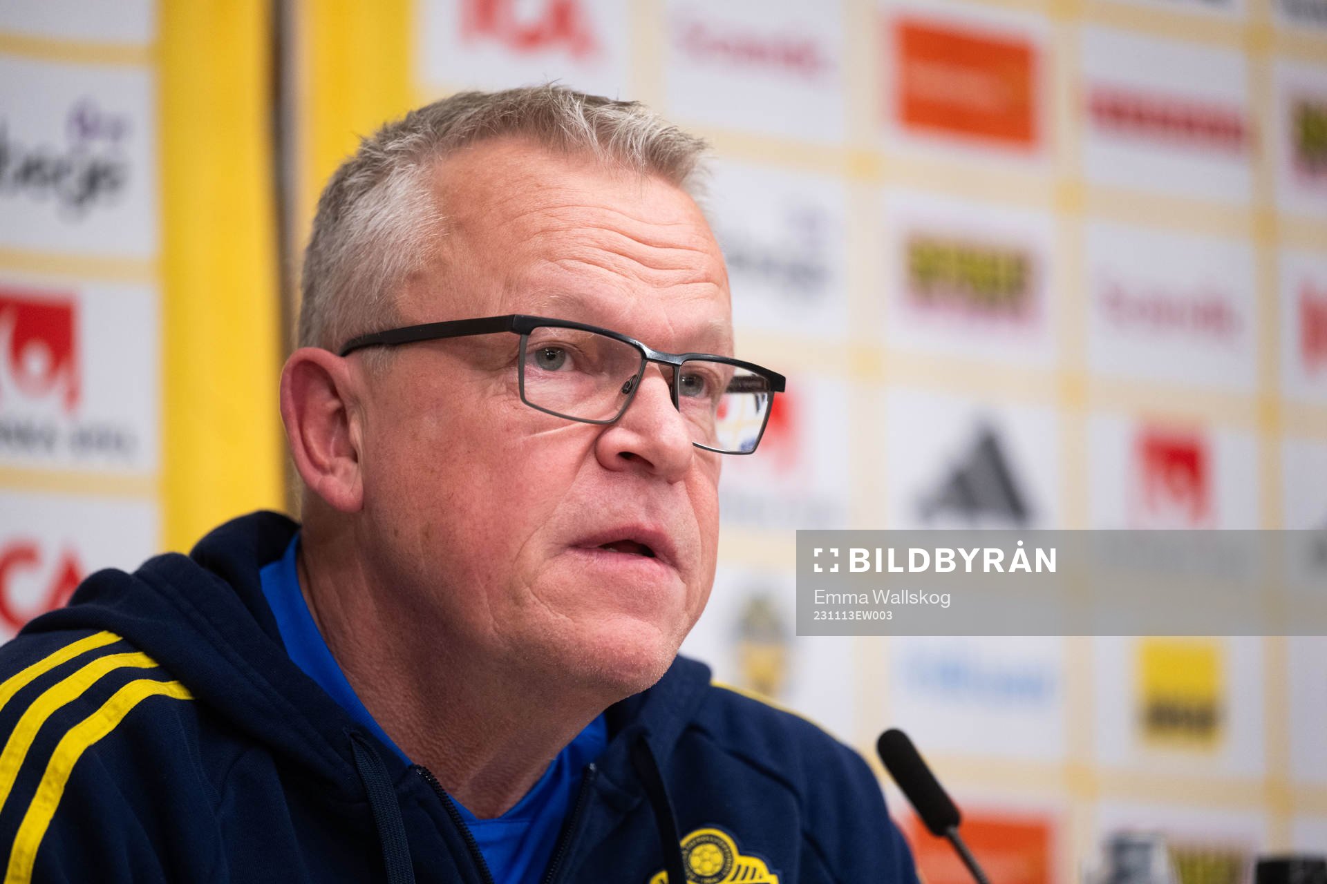 Janne Andersson, head coach of the Swedish national