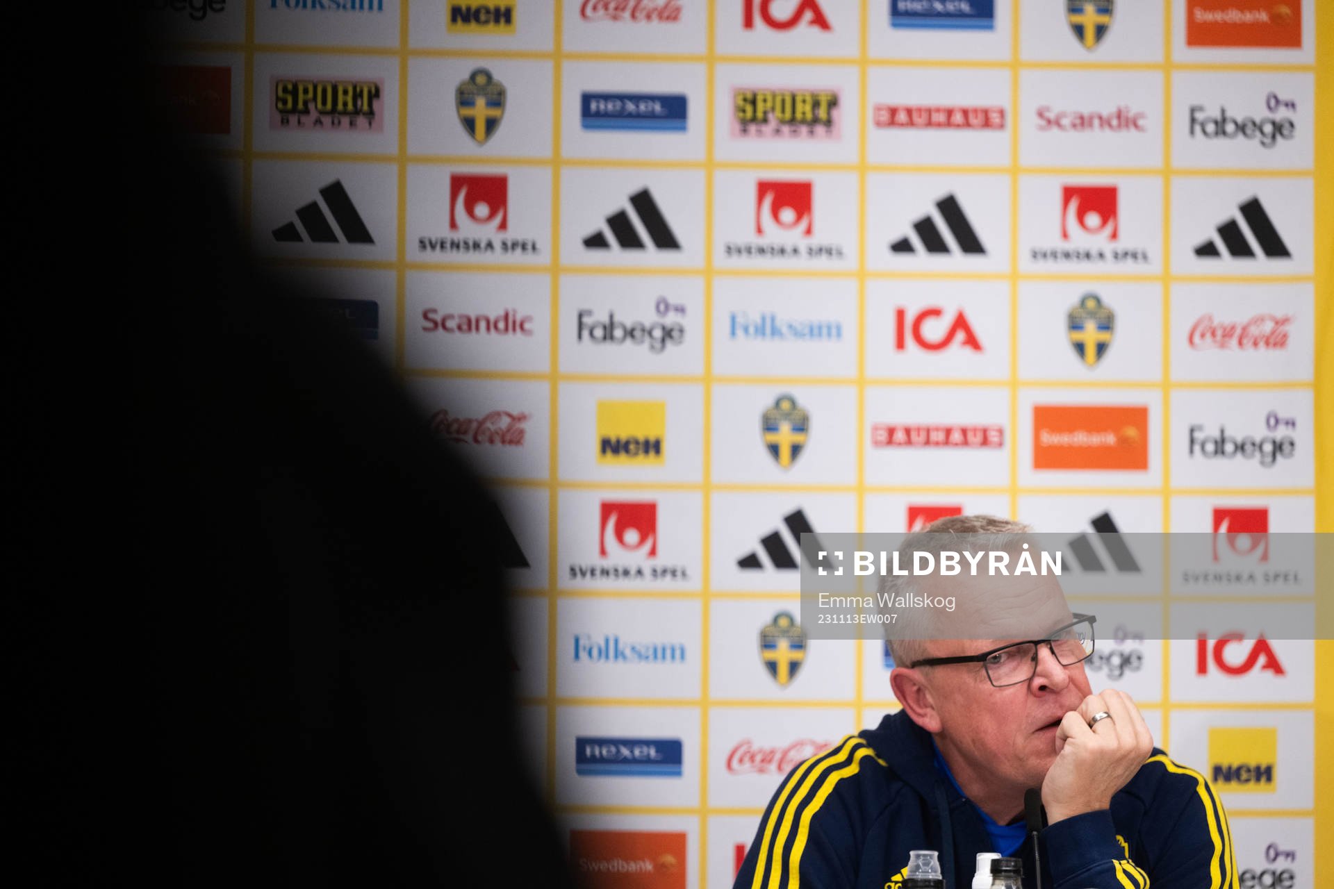 Janne Andersson, head coach of the Swedish national