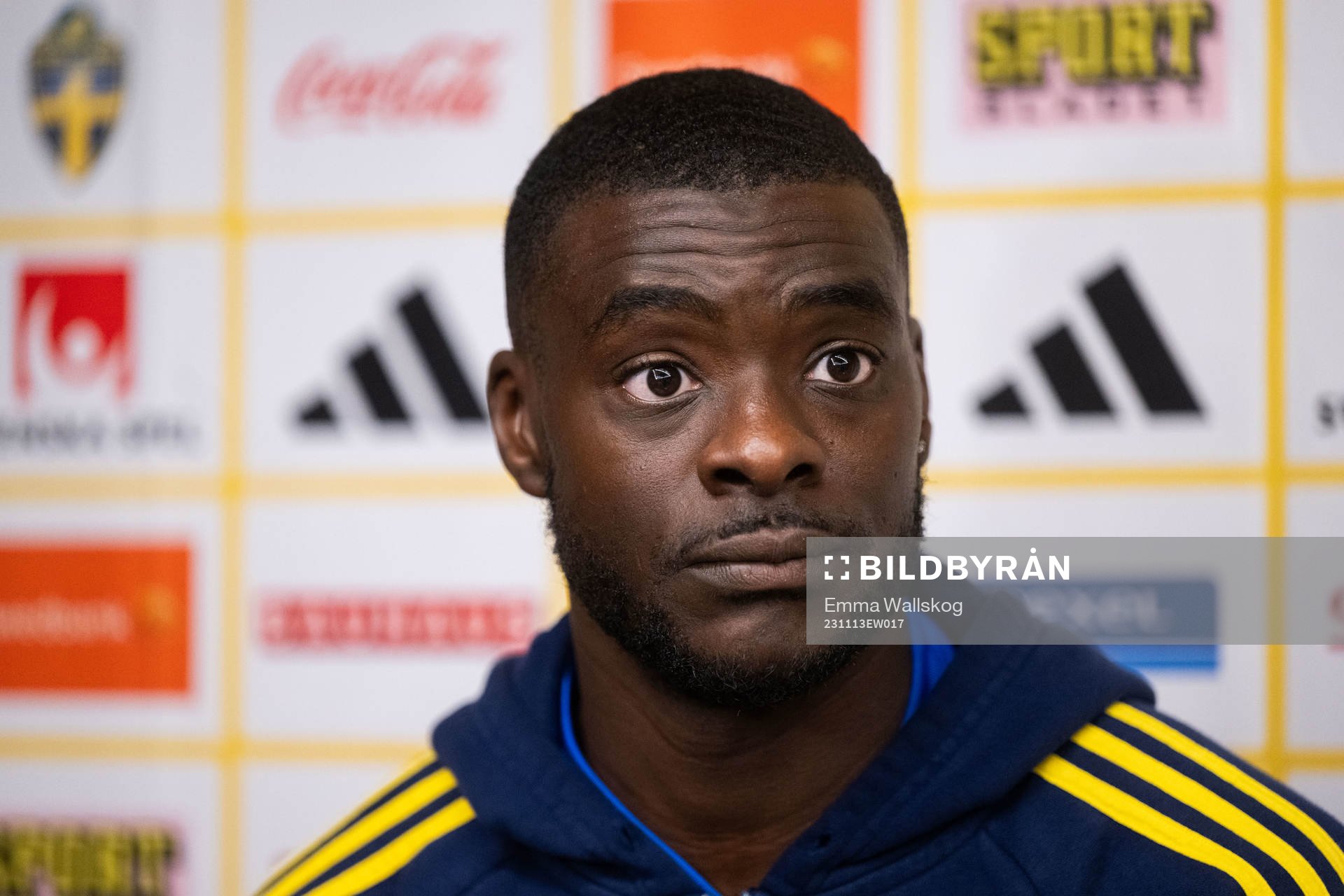 Ken Sema of the Swedish national football team
