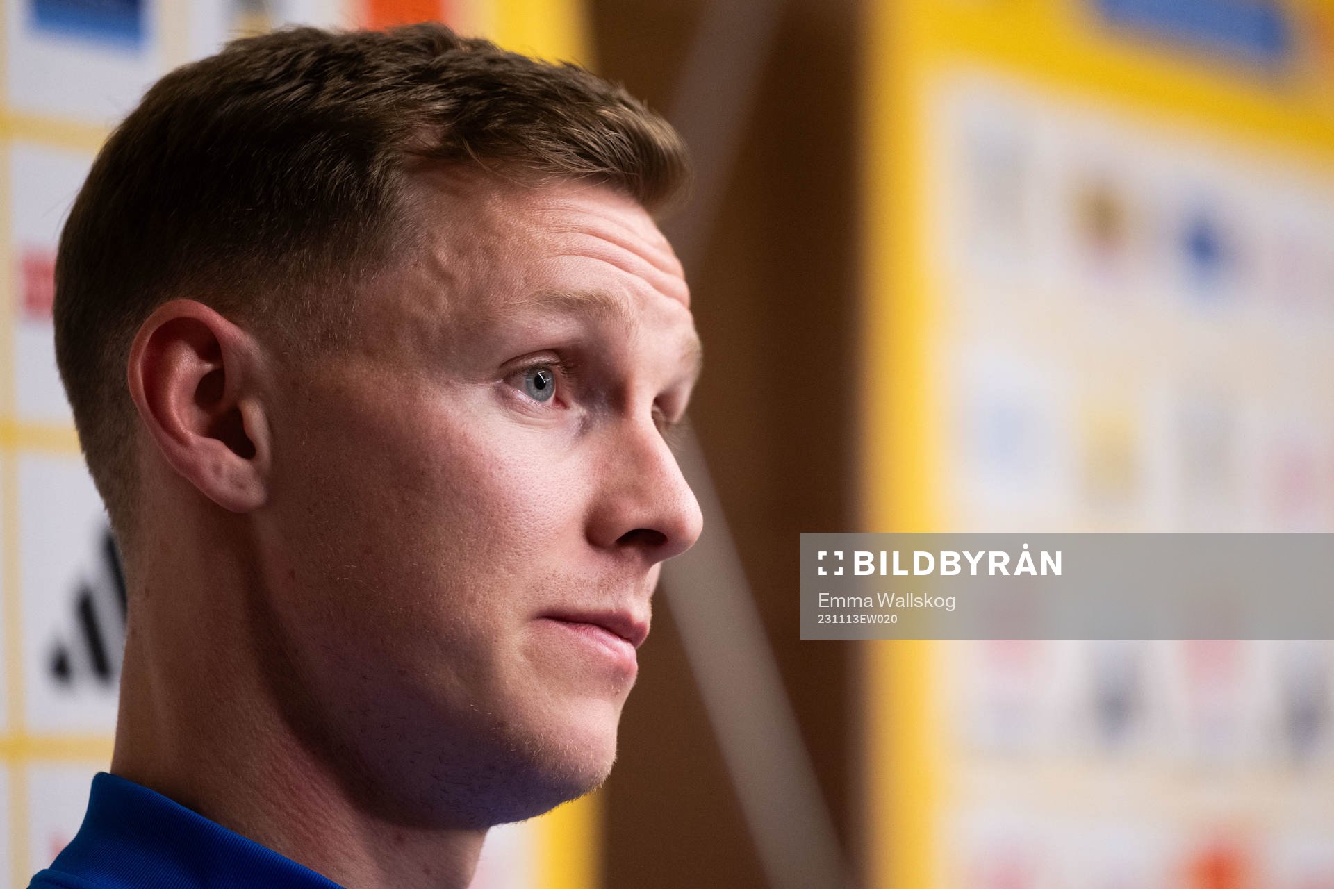 Emil Krafth of the Swedish national football team