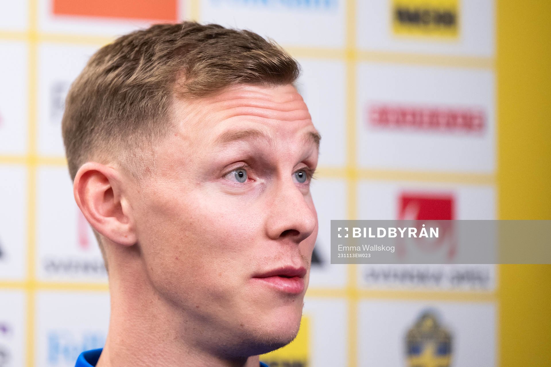 Emil Krafth of the Swedish national football team