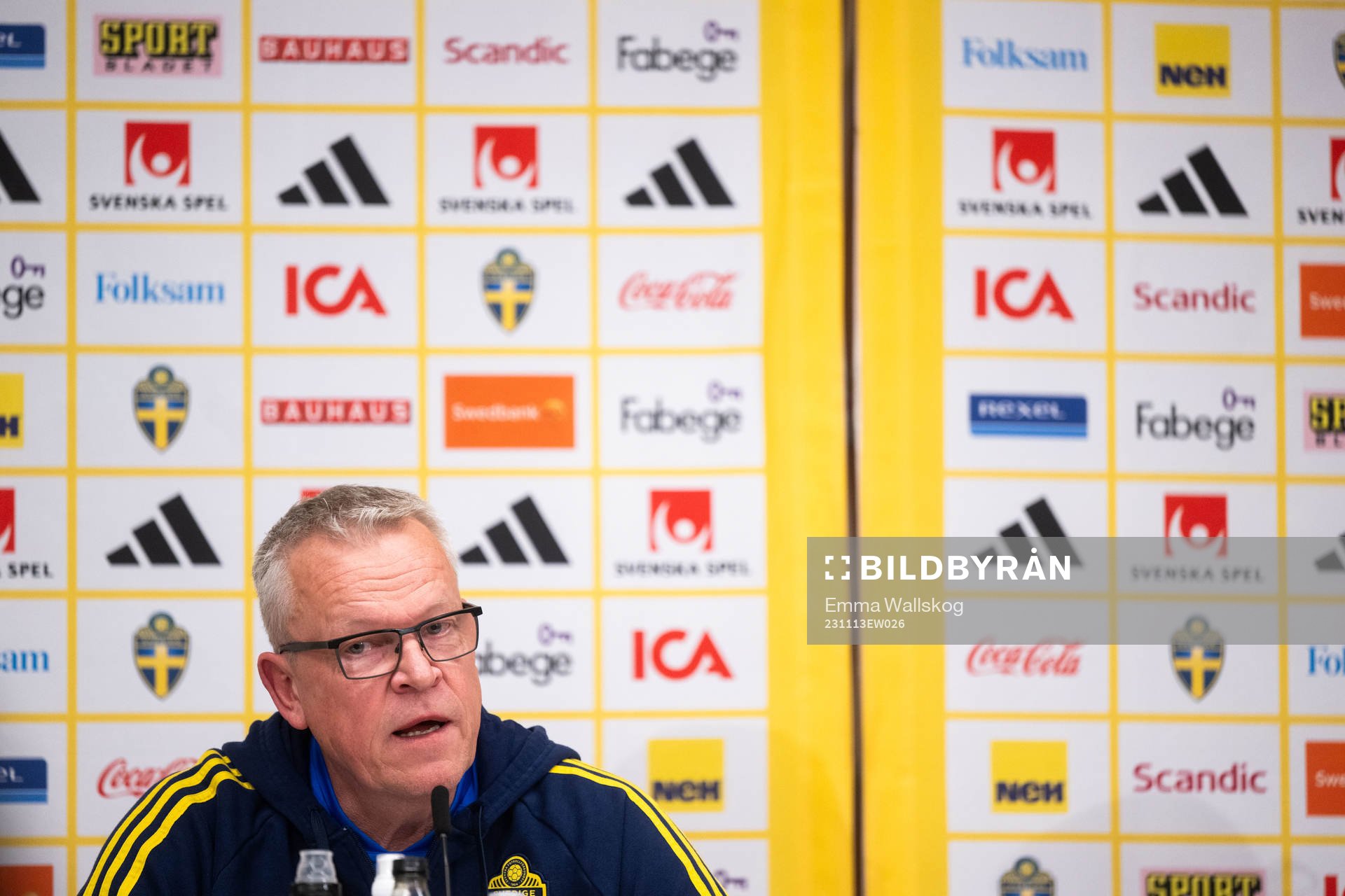 Janne Andersson, head coach of the Swedish national